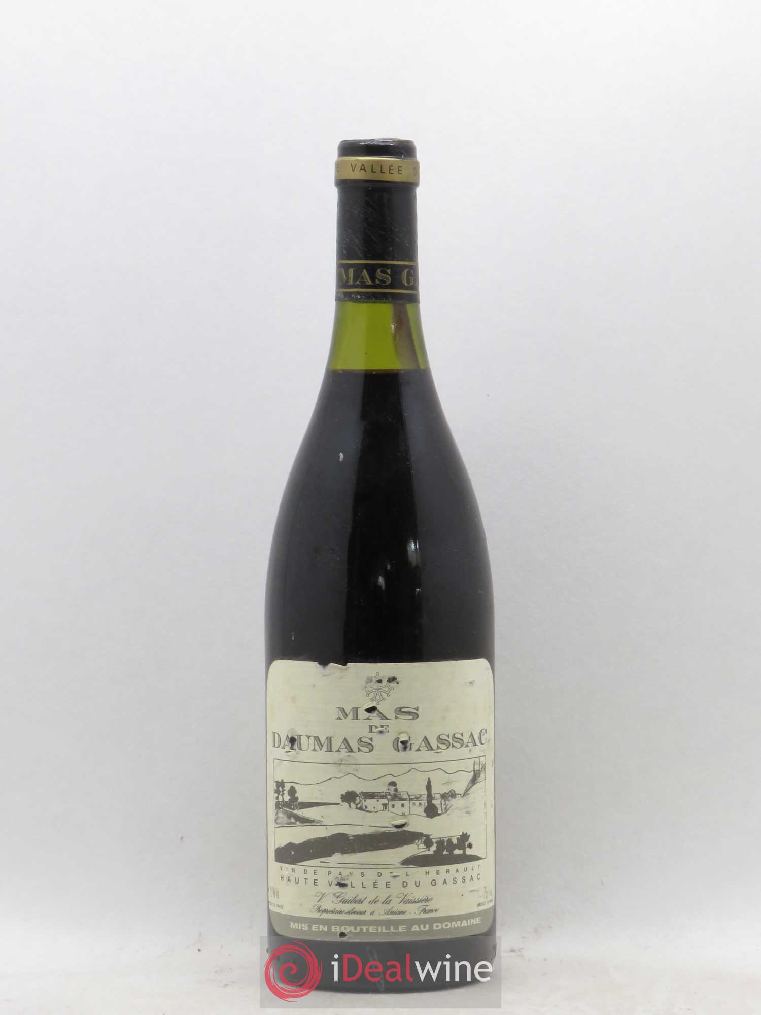 Saint-Guilhem-le-Désert - Cité d'Aniane Mas Daumas Gassac Famille Guibert de La Vaissière (sans prix de réserve) 1988 - Lot de 1 bouteille - 0