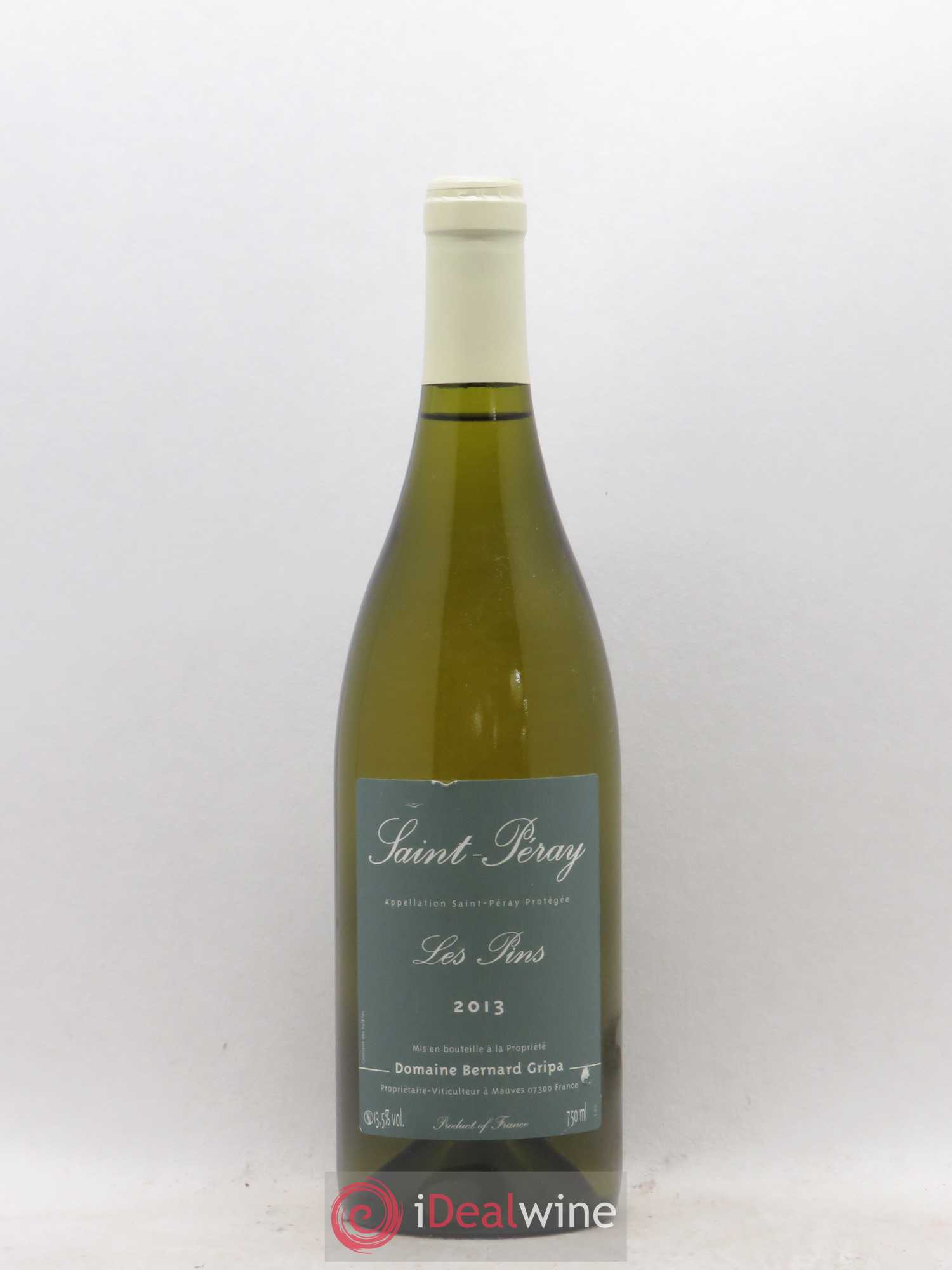 Saint-Péray Les Pins Bernard Gripa (sans prix de réserve) 2013 - Posten von 1 Flasche - 0