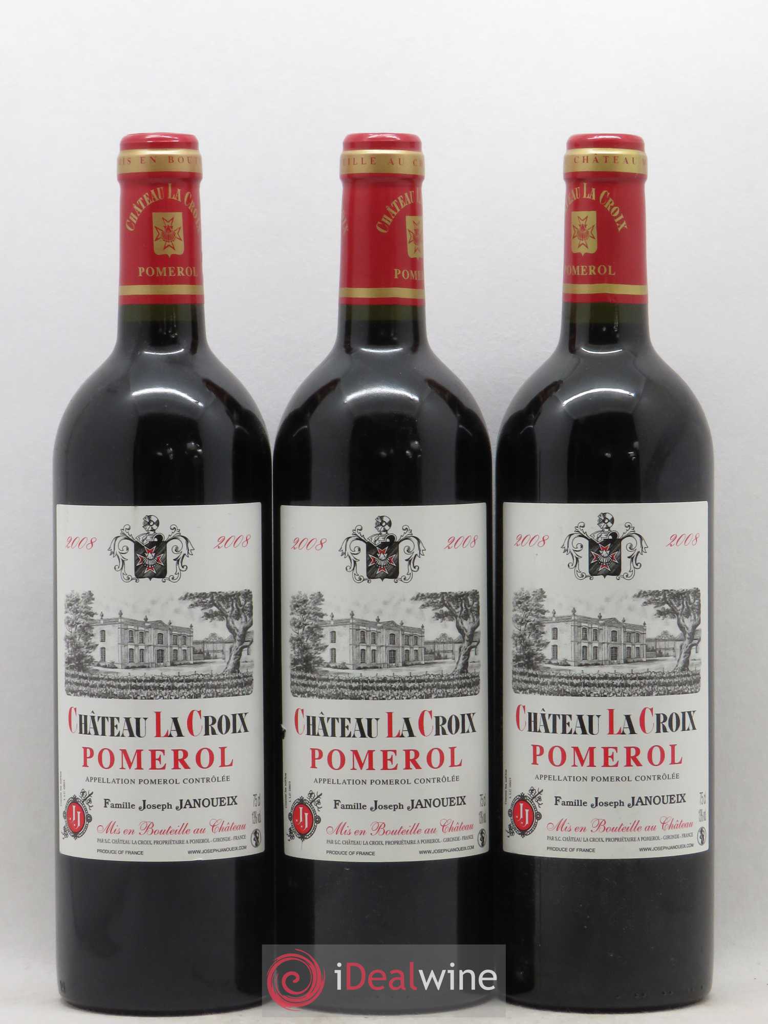 Château la Croix (sans prix de réserve) 2008 - Lot de 3 bouteilles - 0