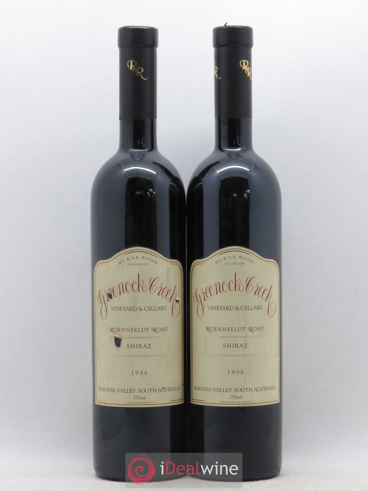 Australie Greenock Creek Shiraz Barossa (sans prix de réserve) 1996 - Posten von 2 Flaschen - 0