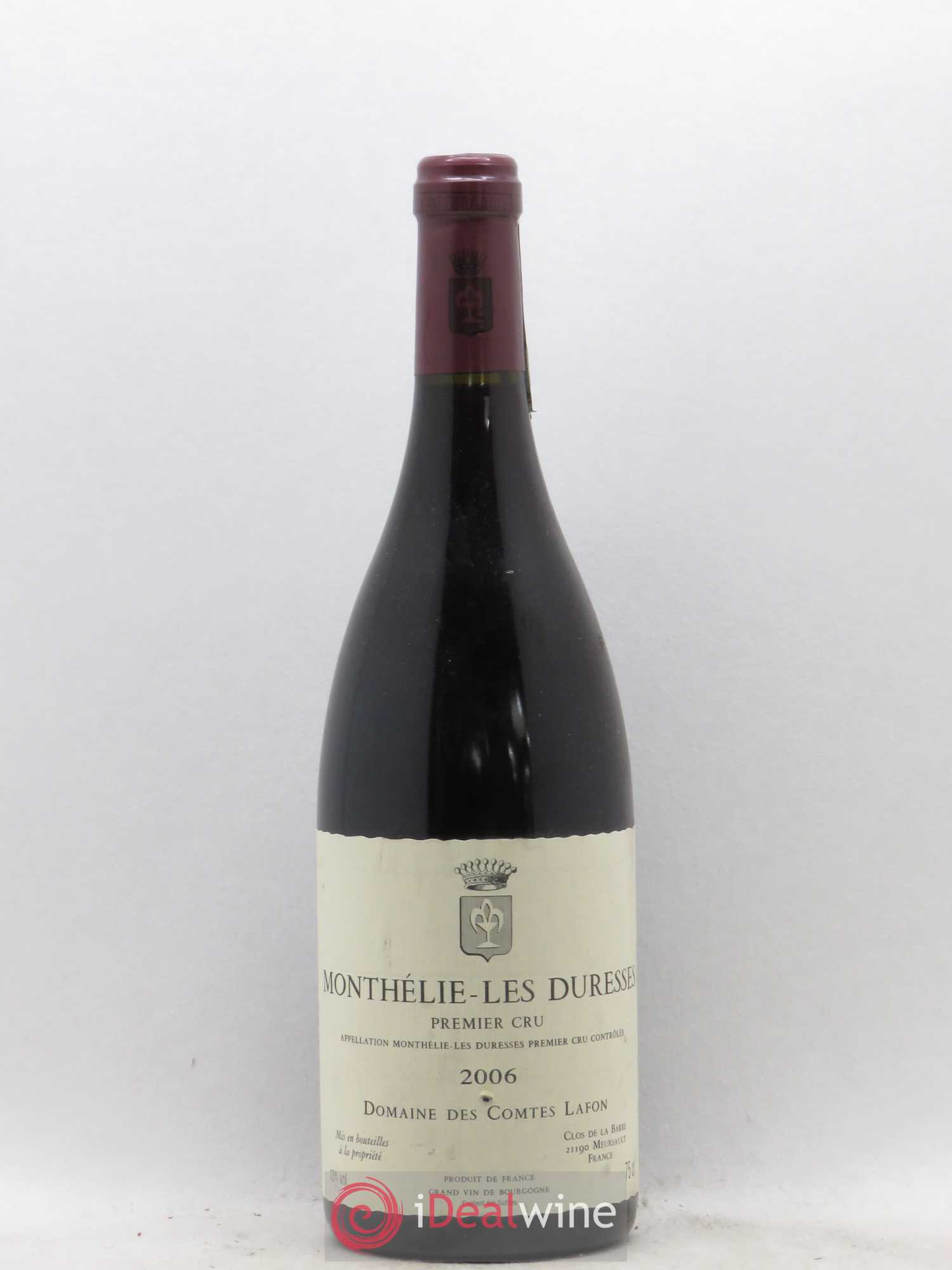 Monthélie 1er Cru Les Duresses Comtes Lafon (Domaine des) (sans prix de réserve) 2006 - Lot de 1 bouteille - 0