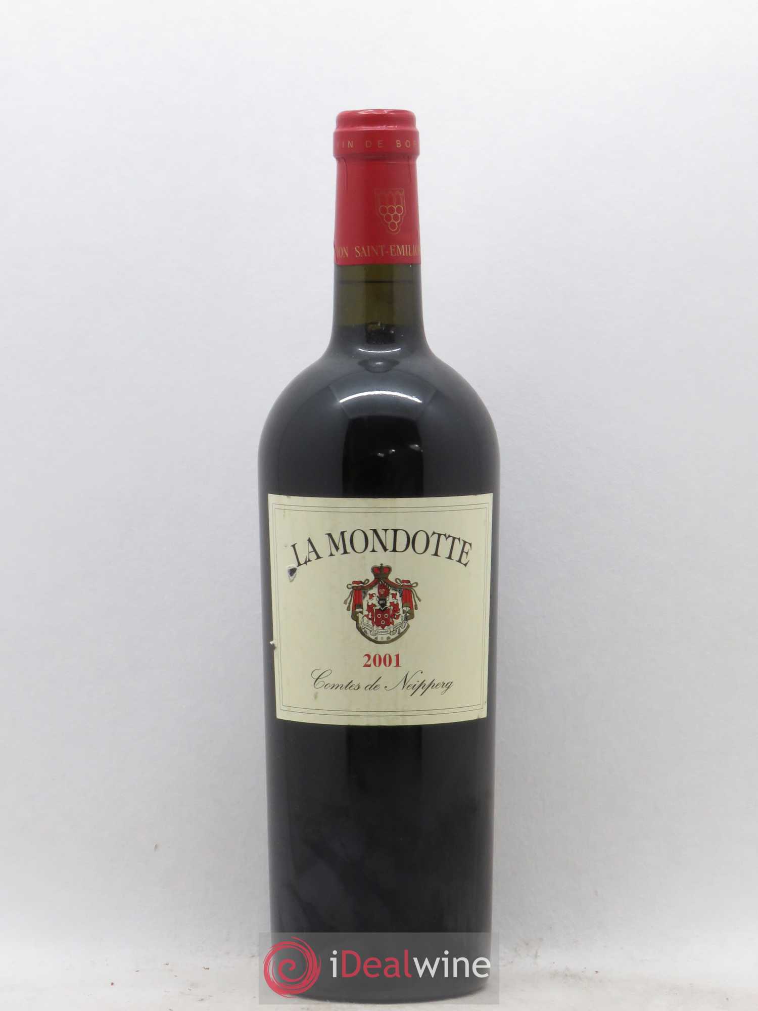 La Mondotte 1er Grand Cru Classé B depuis 2012 (sans prix de réserve) 2001 - Lot de 1 bouteille - 0