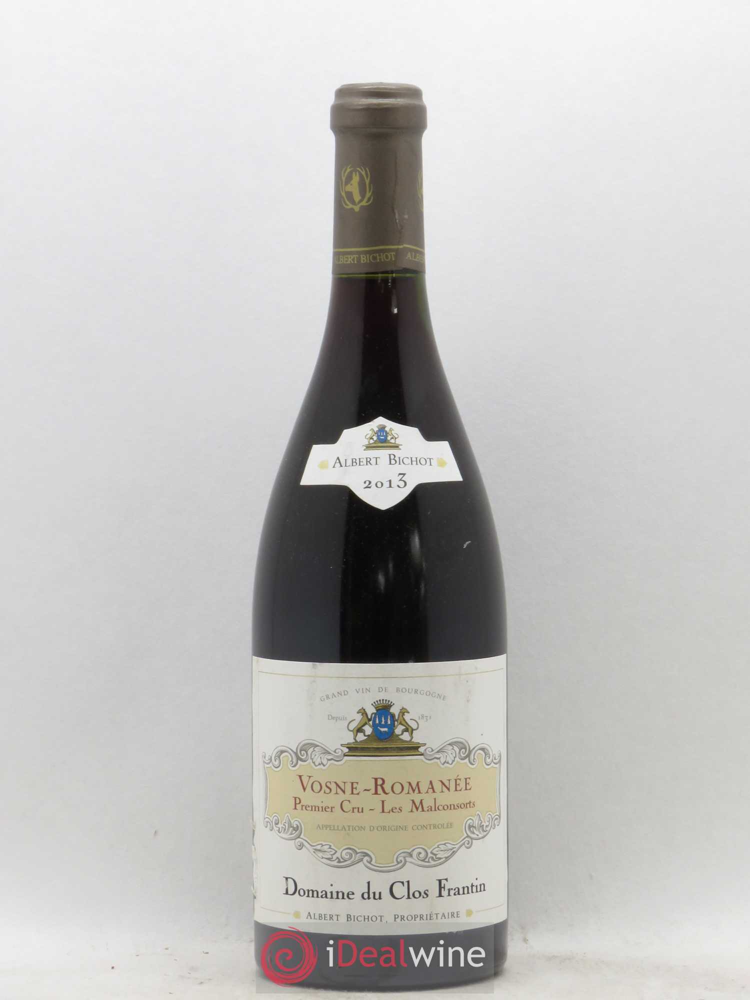 Vosne-Romanée 1er Cru Les Malconsorts Clos Frantin - Albert Bichot 2013 - Lot de 1 bouteille - 0