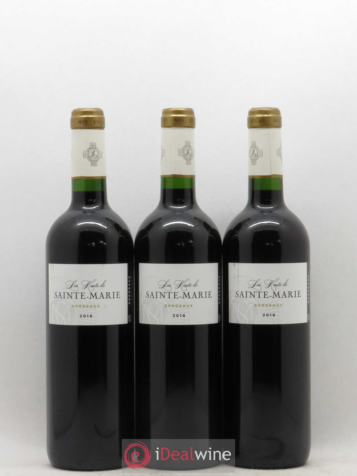 Bordeaux Les Hauts De Sainte Marie (sans prix de réserve) 2016 - Posten von 6 Flaschen - 2