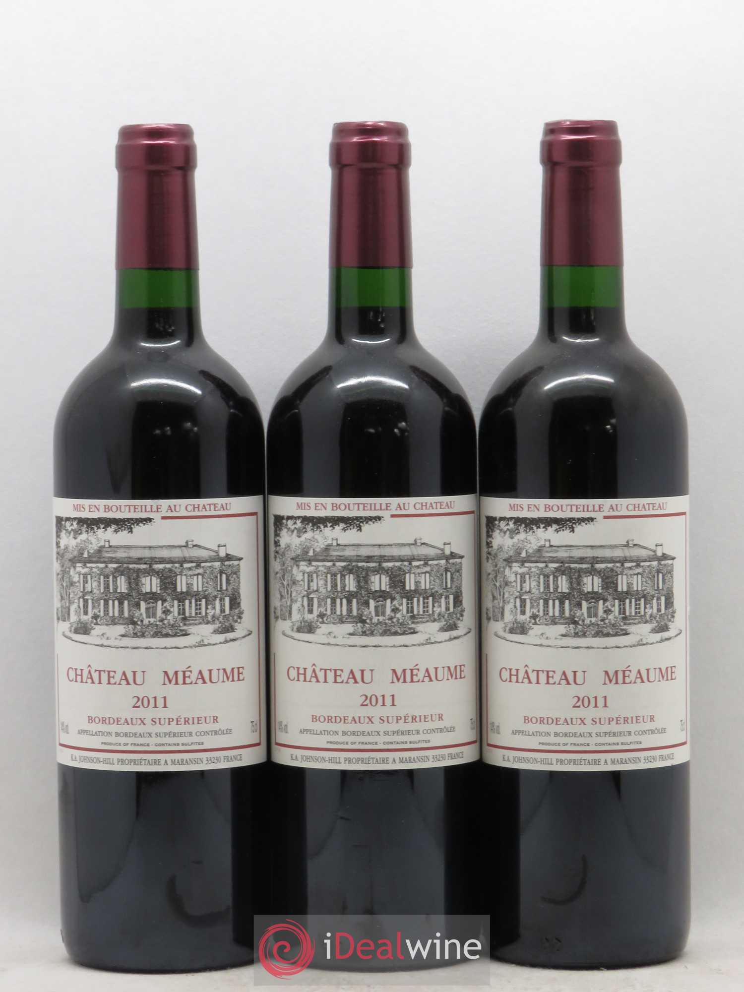 Bordeaux Supérieur Chateau Meaume (sans prix de réserve) 2011 - Posten von 6 Flaschen - 2