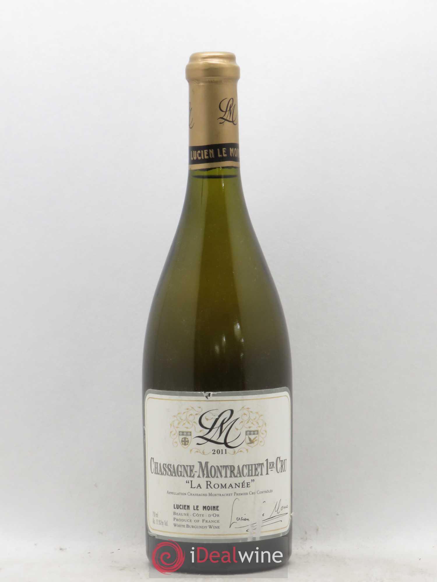 Chassagne-Montrachet 1er Cru La Romanée Lucien Le Moine 2011 - Lotto di 1 bottiglia - 0