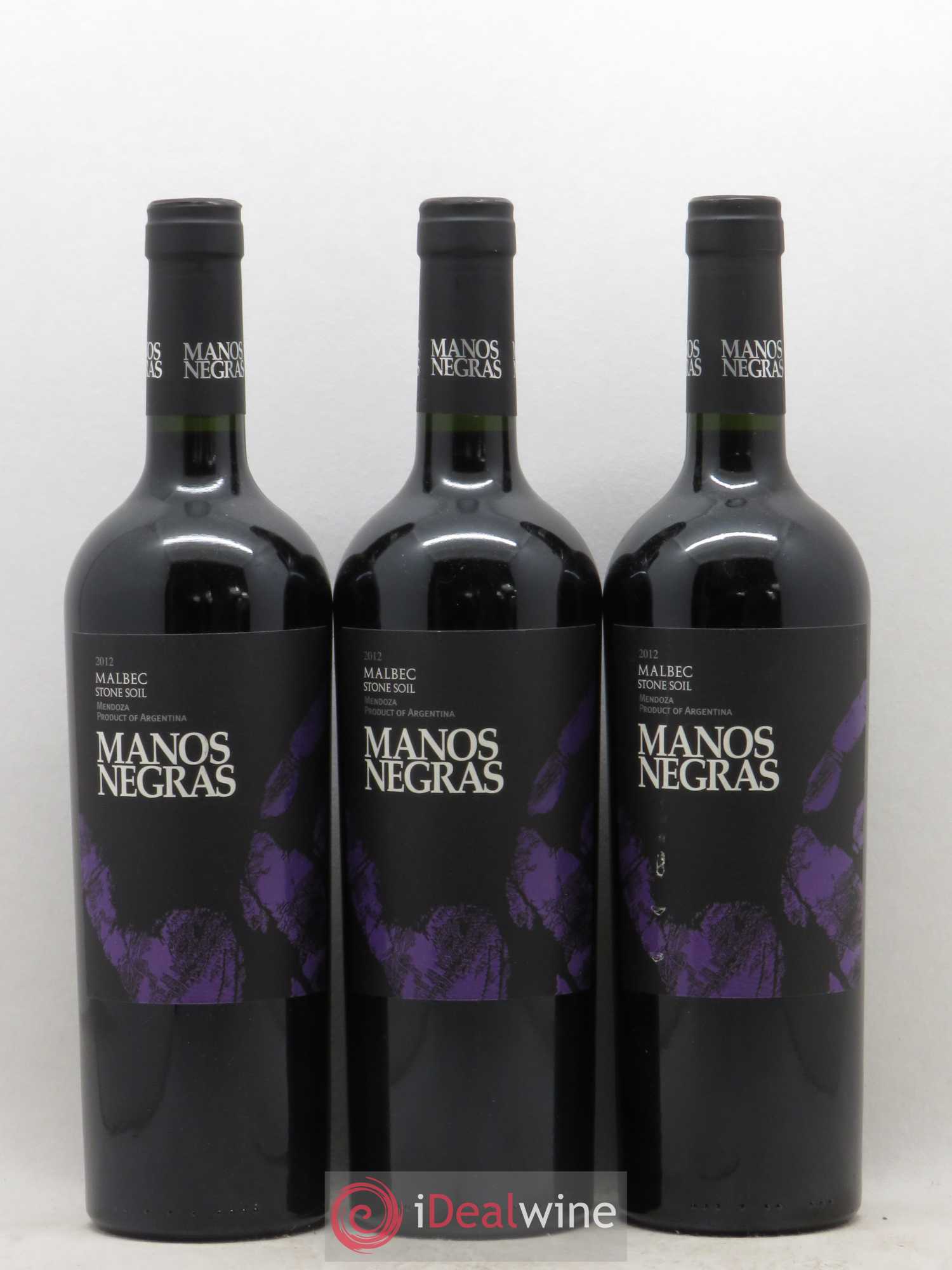 Mendoza Manos Negras Malbec (sans prix de réserve) 2012 - Posten von 6 Flaschen - 2