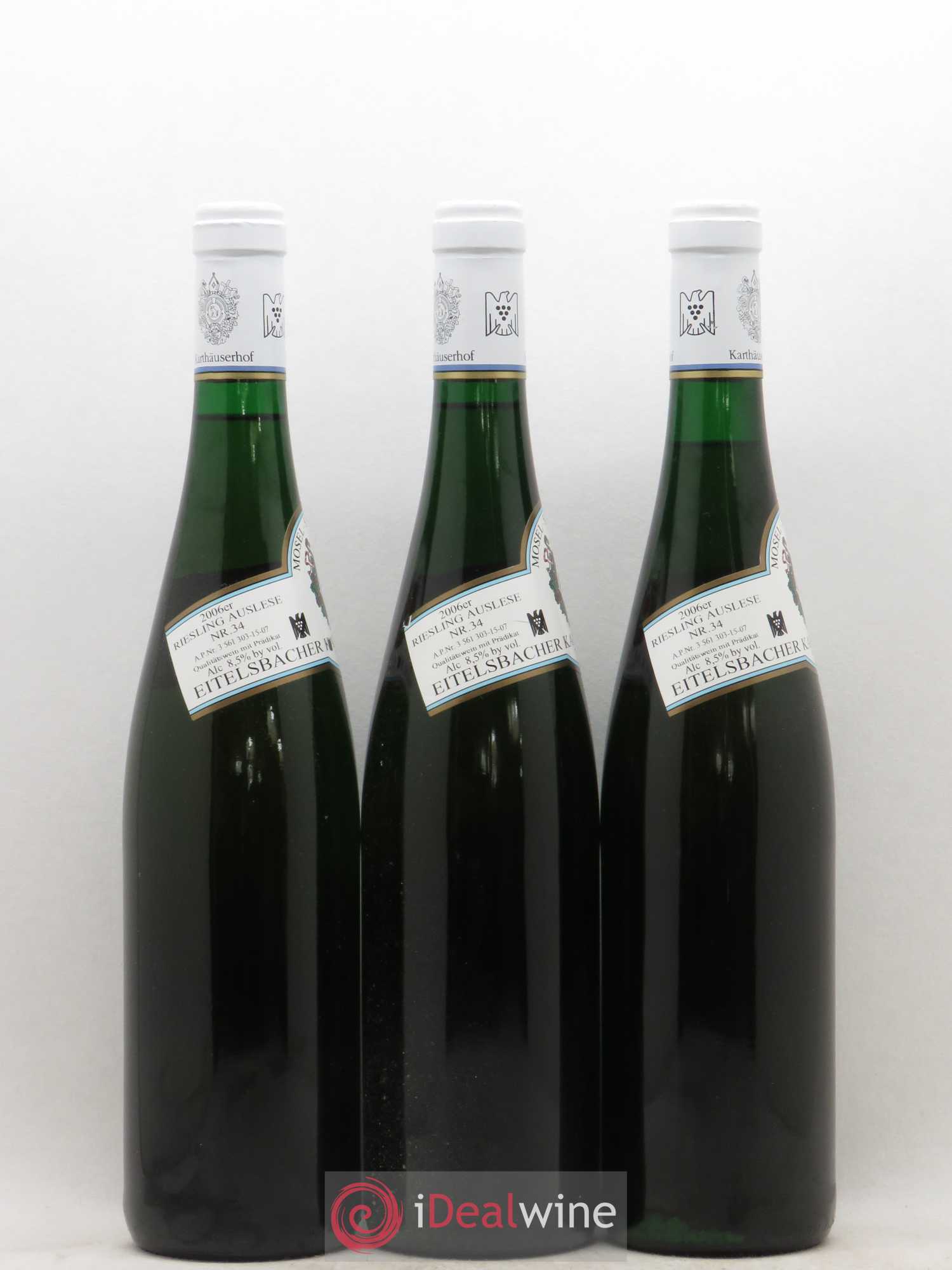 Allemagne Mosel-Saar Riesling Eitelsbacher Karthauserhofberg Auslese (sans prix de réserve) 2006 - Posten von 6 Flaschen - 4