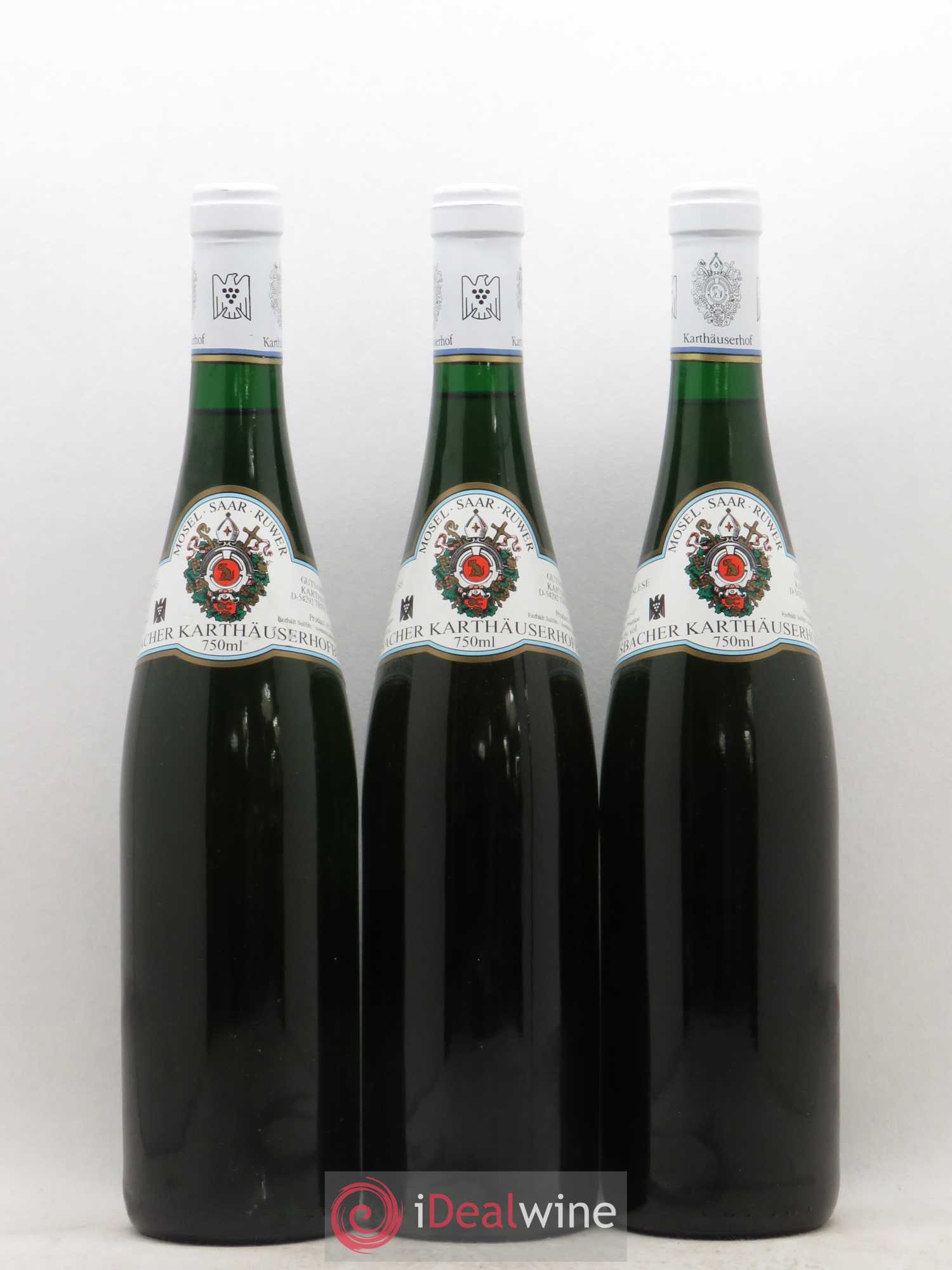 Allemagne Mosel-Saar Riesling Eitelsbacher Karthauserhofberg Auslese (sans prix de réserve) 2006 - Posten von 3 Flaschen - 0