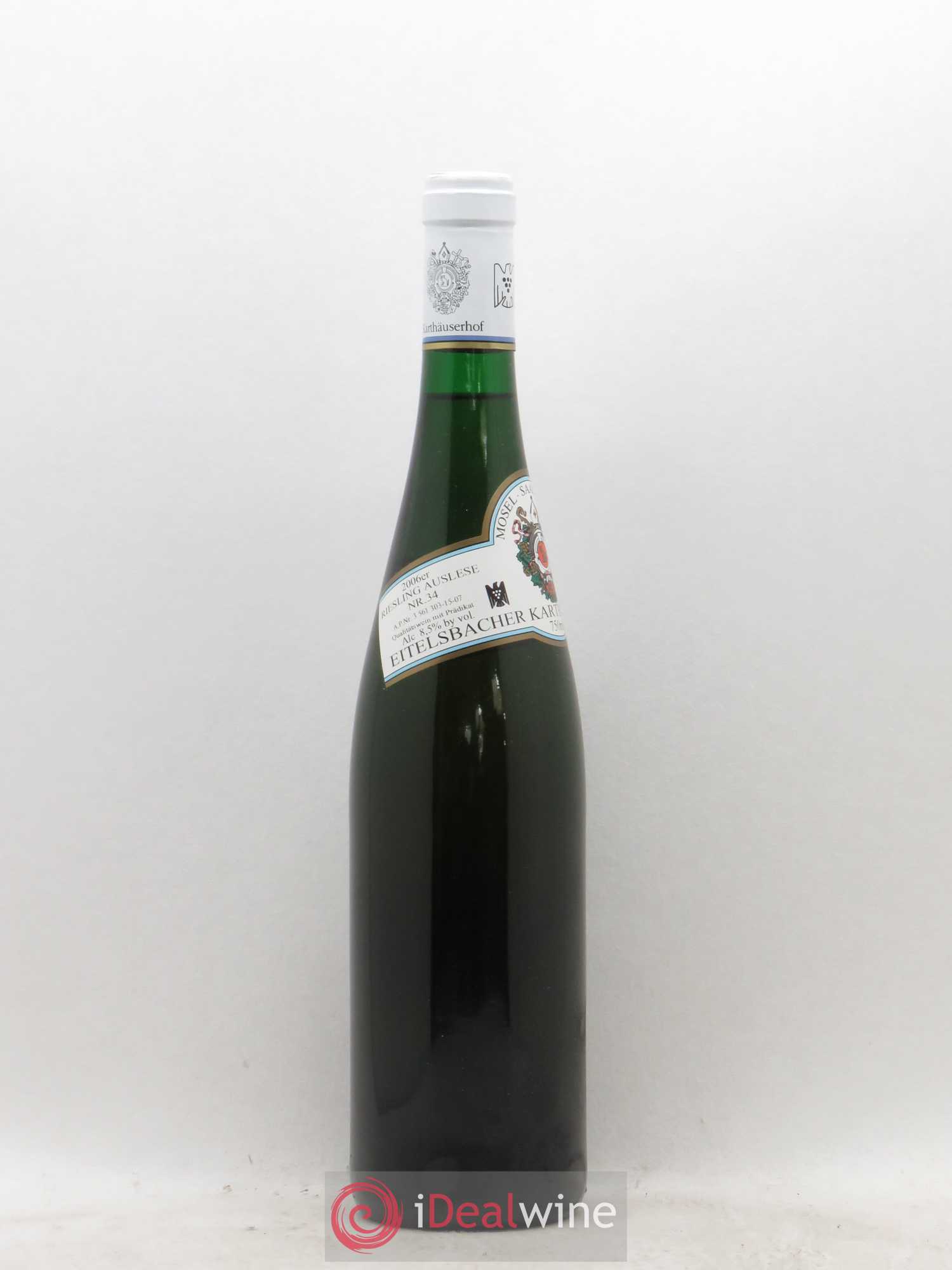 Allemagne Mosel-Saar Riesling Eitelsbacher Karthauserhofberg Auslese (sans prix de réserve) 2006 - Posten von 1 Flasche - 1