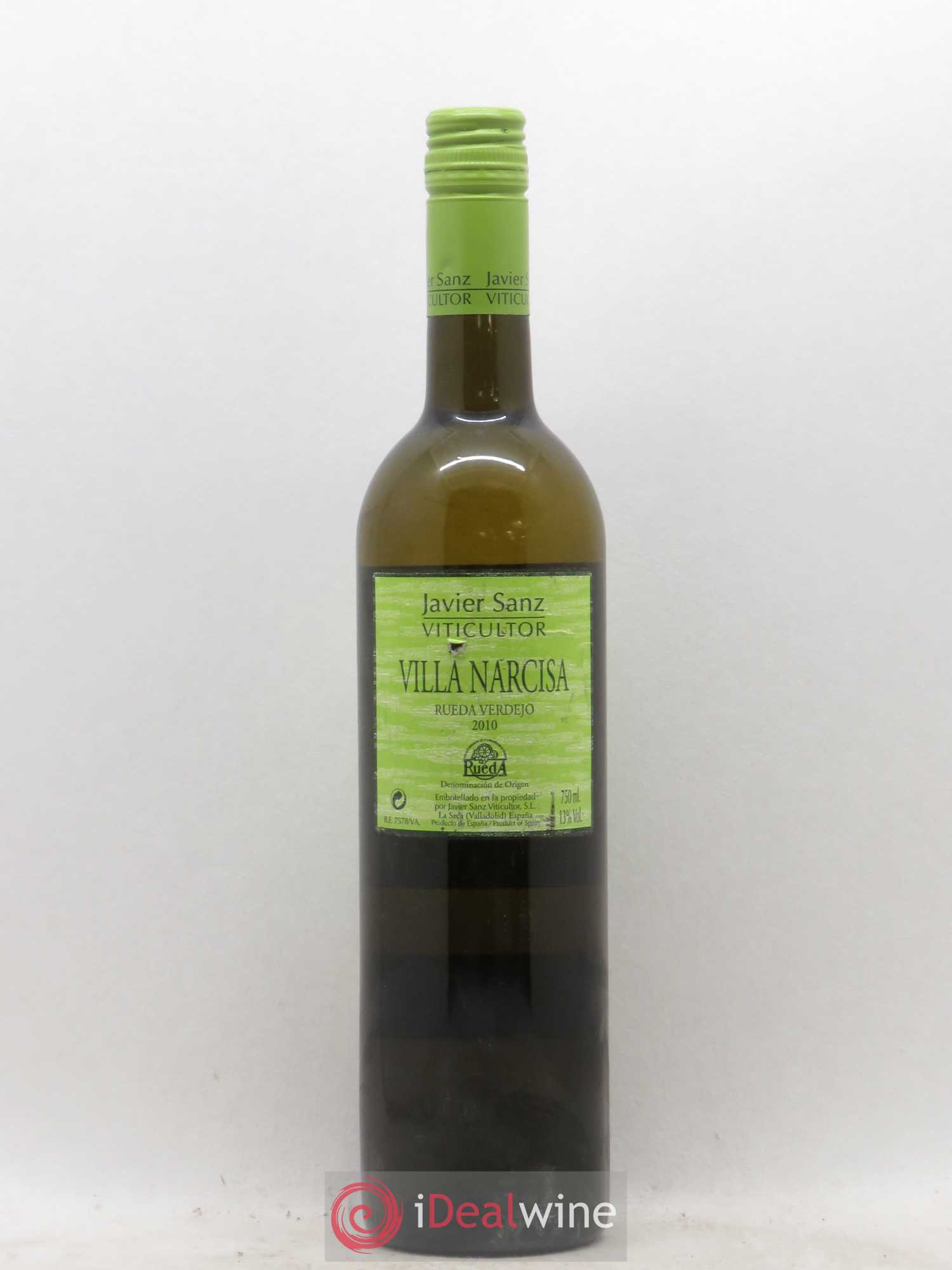 Espagne Rueda Verdejo Villa Narcisa J.Sanz (sans prix de réserve) 2010 - Lotto di 1 bottiglia - 0