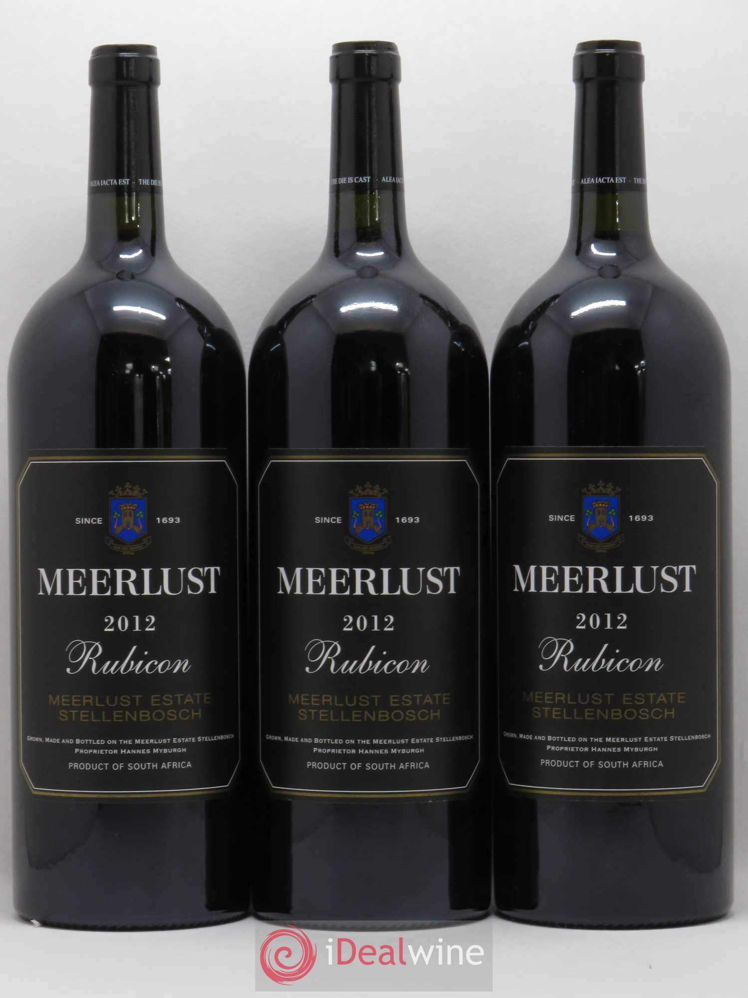 Afrique du Sud Stellenbosch Meerlust Rubicon 2012 - Posten von 3 Magnum - 0