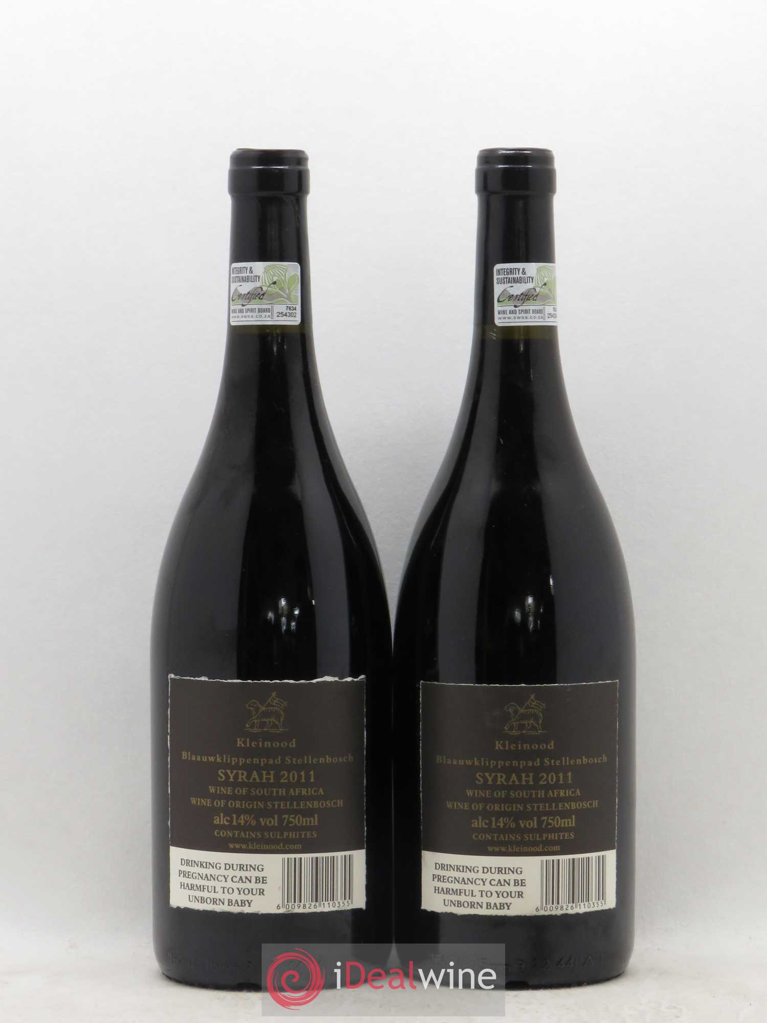 Afrique du Sud Syrah Tamboerskloof John Spicer (sans prix de réserve) 2011 - Posten von 2 Flaschen - 1