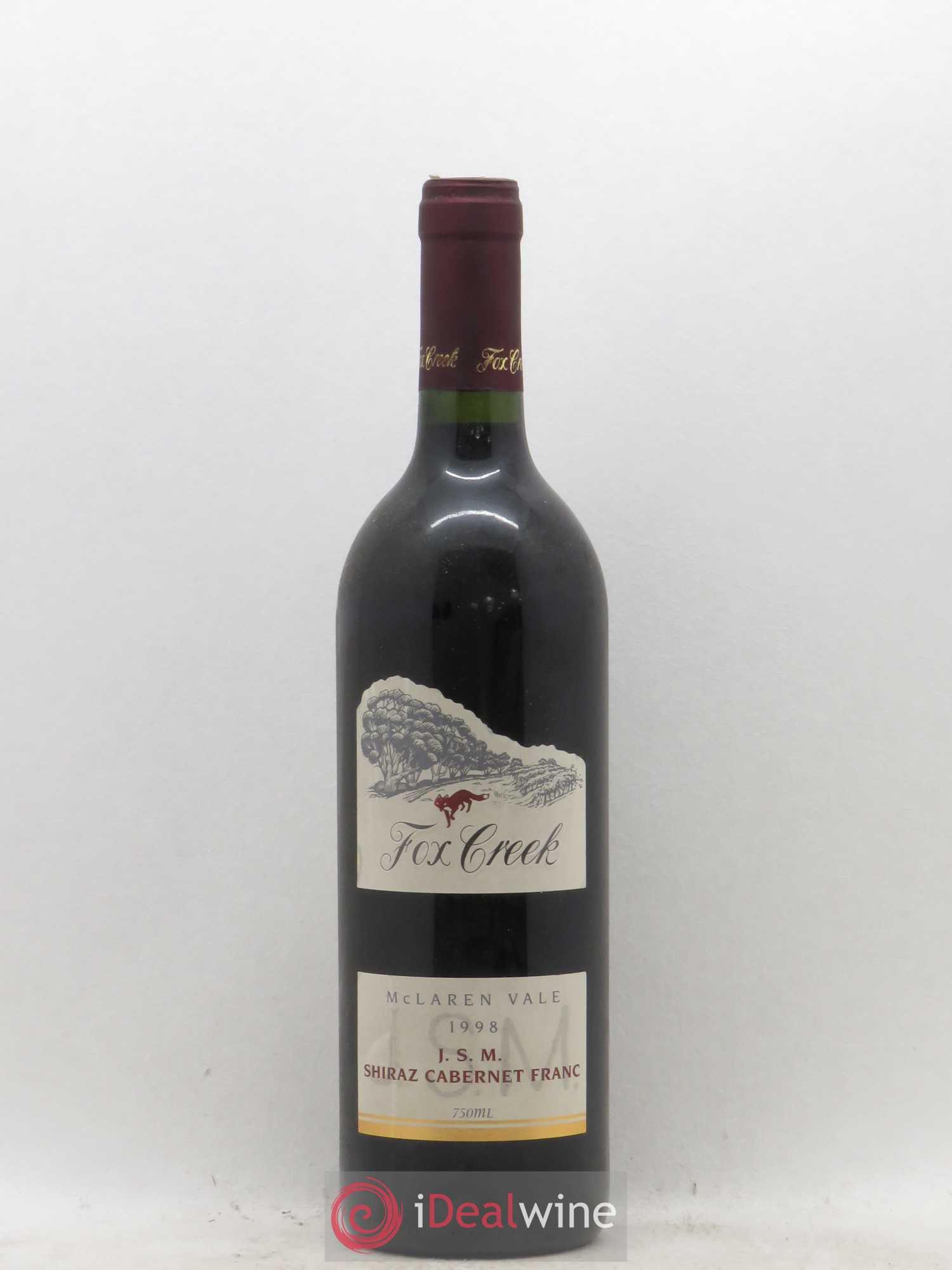 Australie Fox Creek Mclaren Shiraz Cabernet Franc (sans prix de réserve) 1998 - Posten von 1 Flasche - 0
