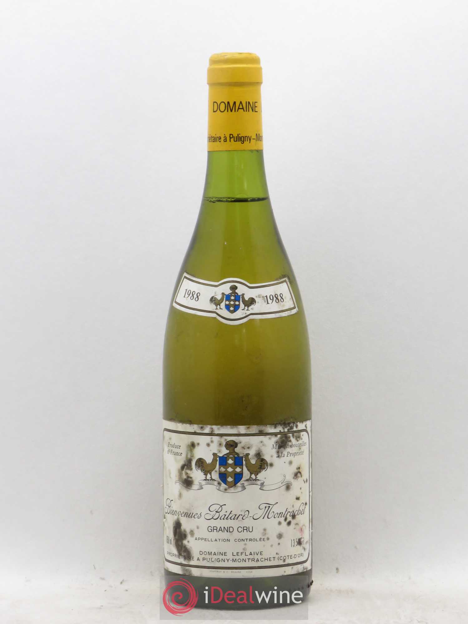 Bienvenues-Bâtard-Montrachet Grand Cru Leflaive (Domaine) (sans prix de réserve) 1988 - Lot de 1 bouteille - 0