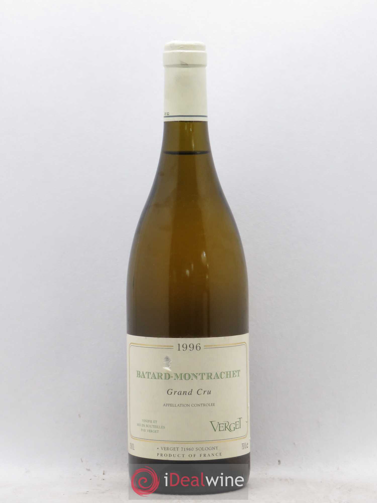 Bâtard-Montrachet Grand Cru Verget 1996 - Lot de 1 bouteille - 0