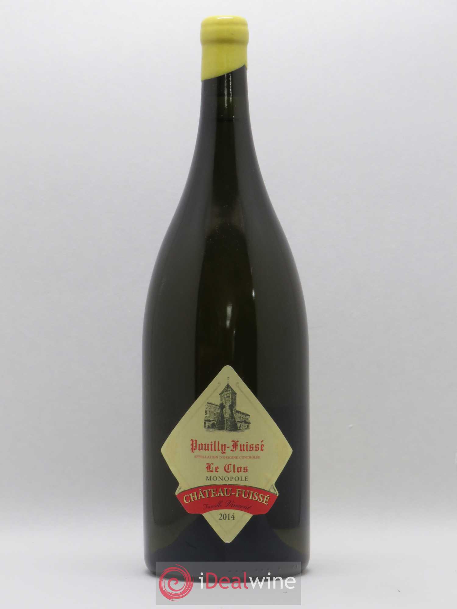Pouilly-Fuissé Château Fuissé Le Clos (sans prix de réserve) 2014 - Posten von 1 Magnum - 0