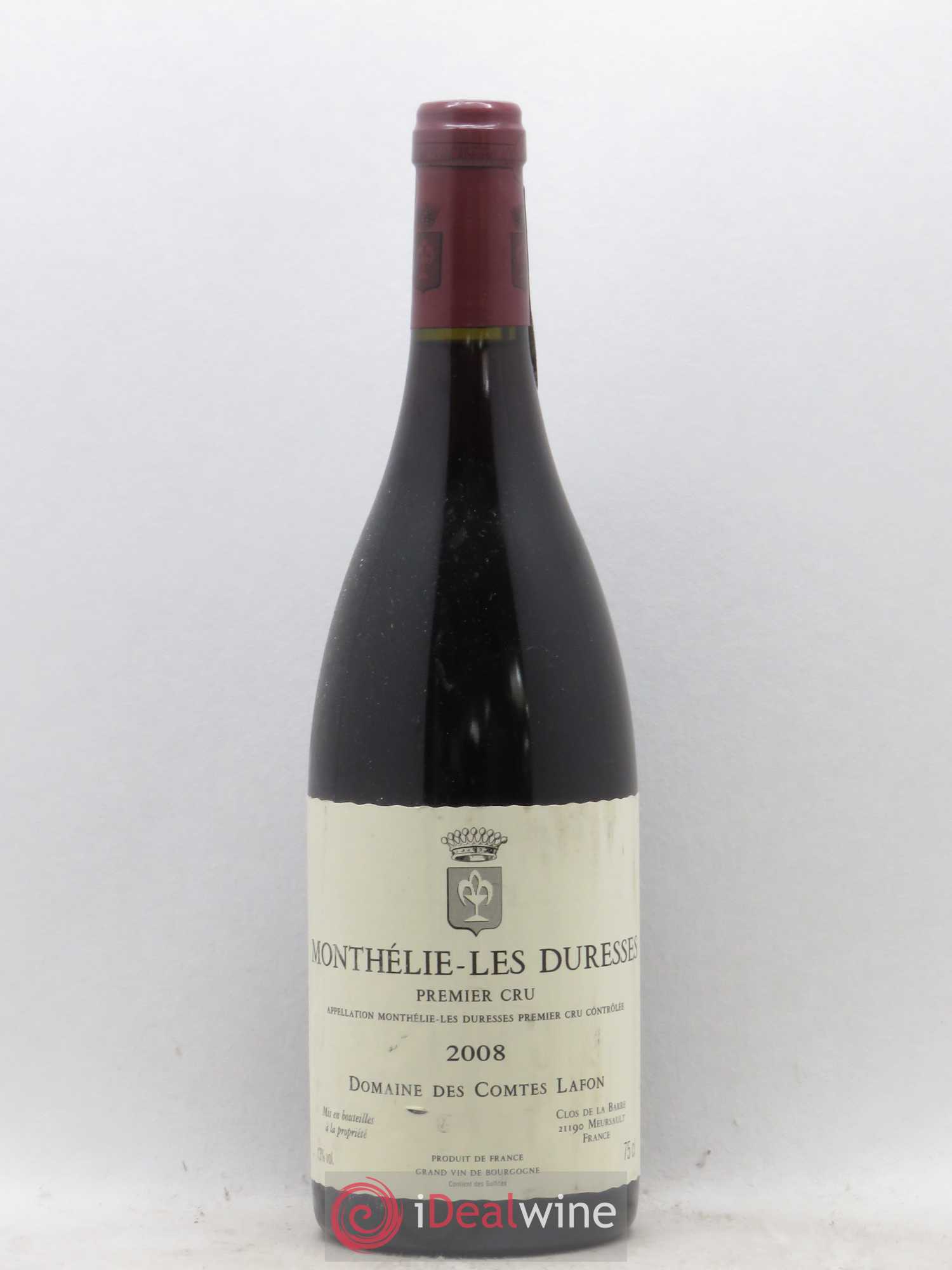 Monthélie 1er Cru Les Duresses Comtes Lafon (Domaine des) (sans prix de réserve) 2008 - Lot de 1 bouteille - 0