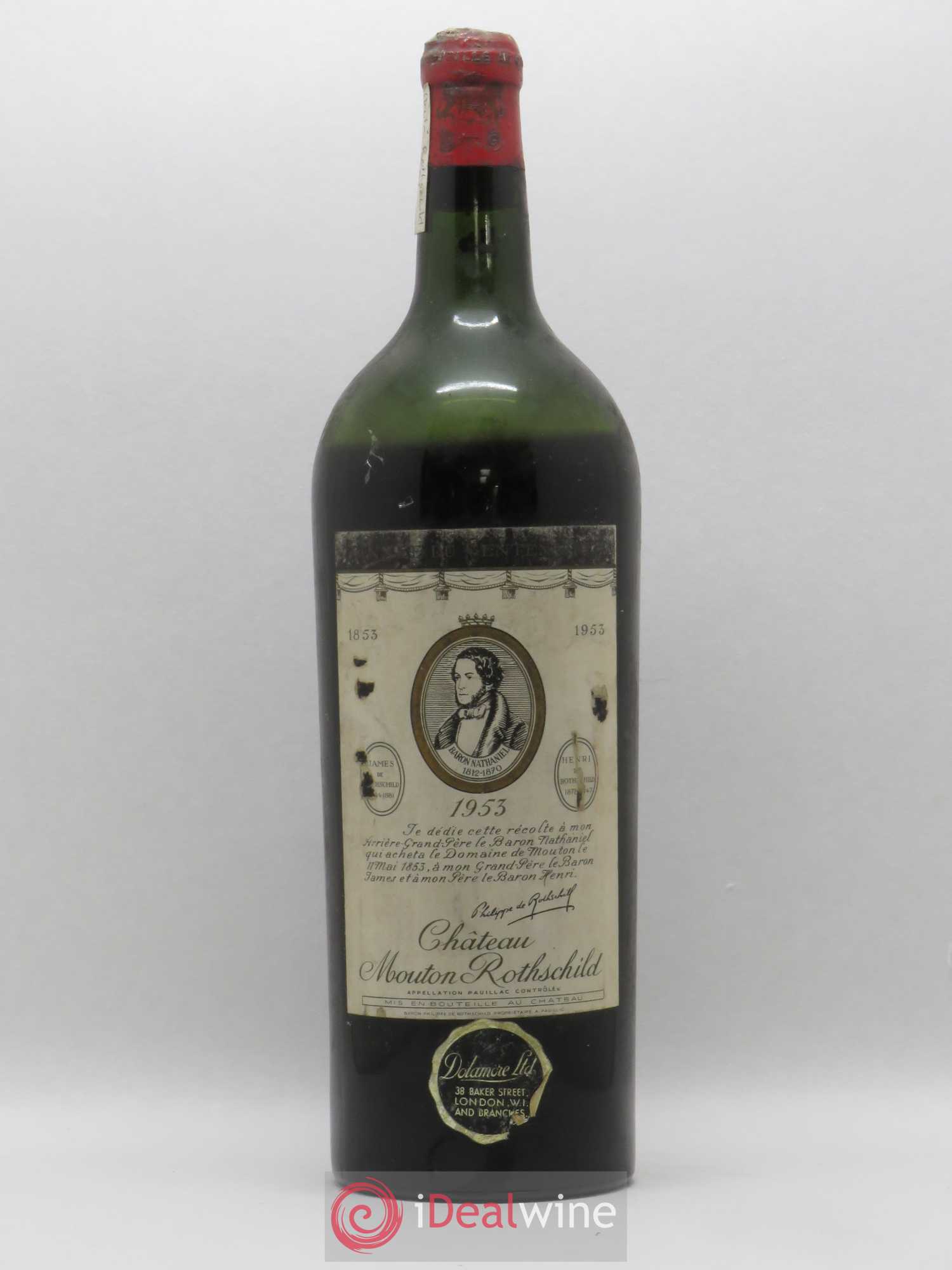 Château Mouton Rothschild 1er Grand Cru Classé 1953 - Lot de 1 magnum - 0