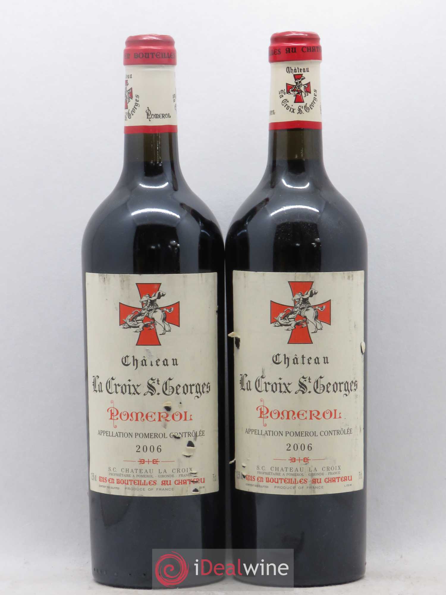 Château la Croix Saint-Georges (sans prix de réserve) 2006 - Lot de 2 bouteilles - 0