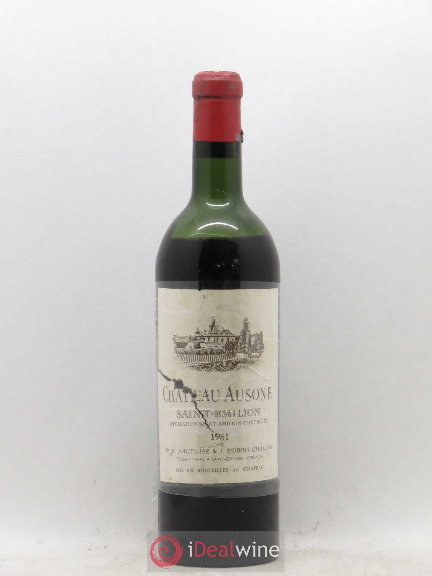 Château Ausone 1er Grand Cru Classé A 1961 - Lot de 1 bouteille - 0