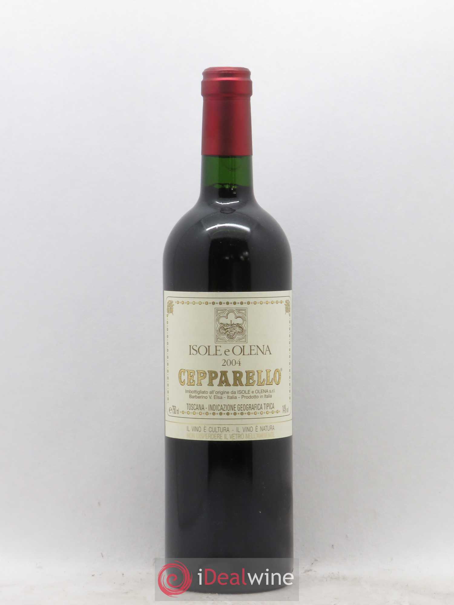 Toscana IGT Isole Olena Cepparello (sans prix de réserve) 2004 - Posten von 1 Flasche - 0