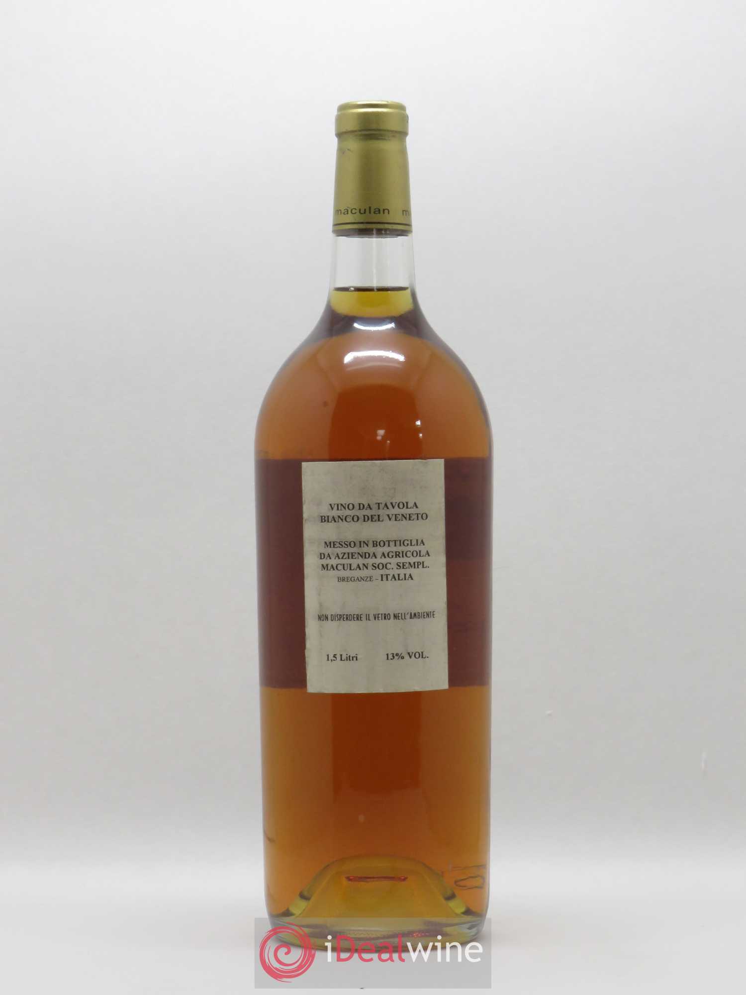 Italie Vino da tavola bianco del Veneto Torcolato Maculan 1989 - Lotto di 1 magnum - 1