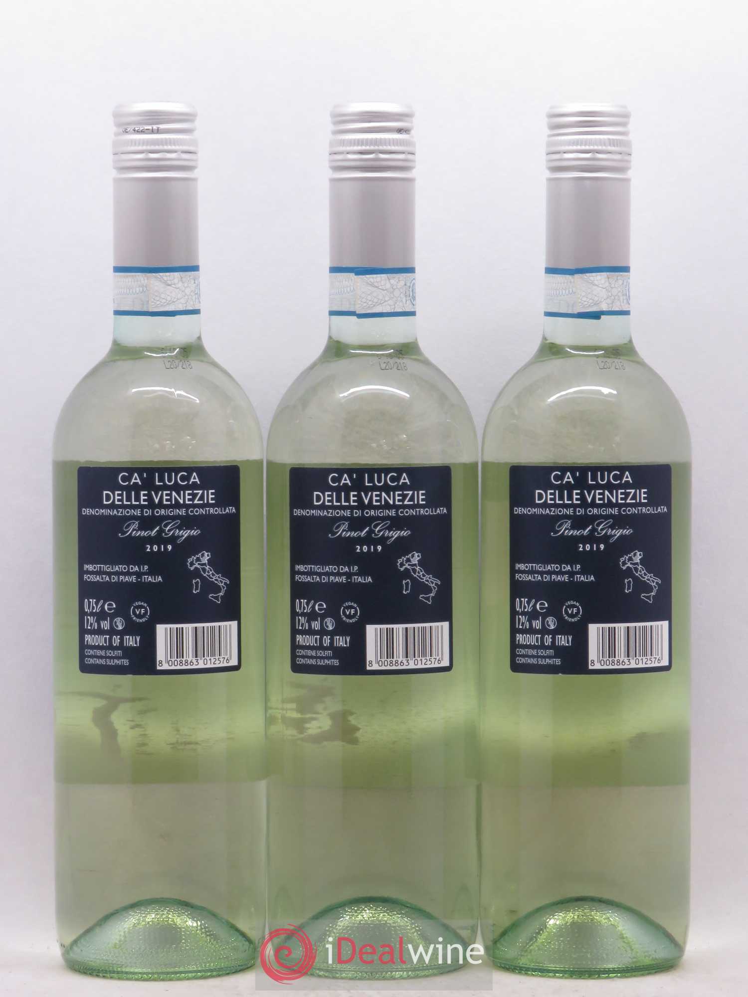 Italie Ca'Luca Pinot Grigio (sans prix de réserve) 2019 - Posten von 12 Flaschen - 4