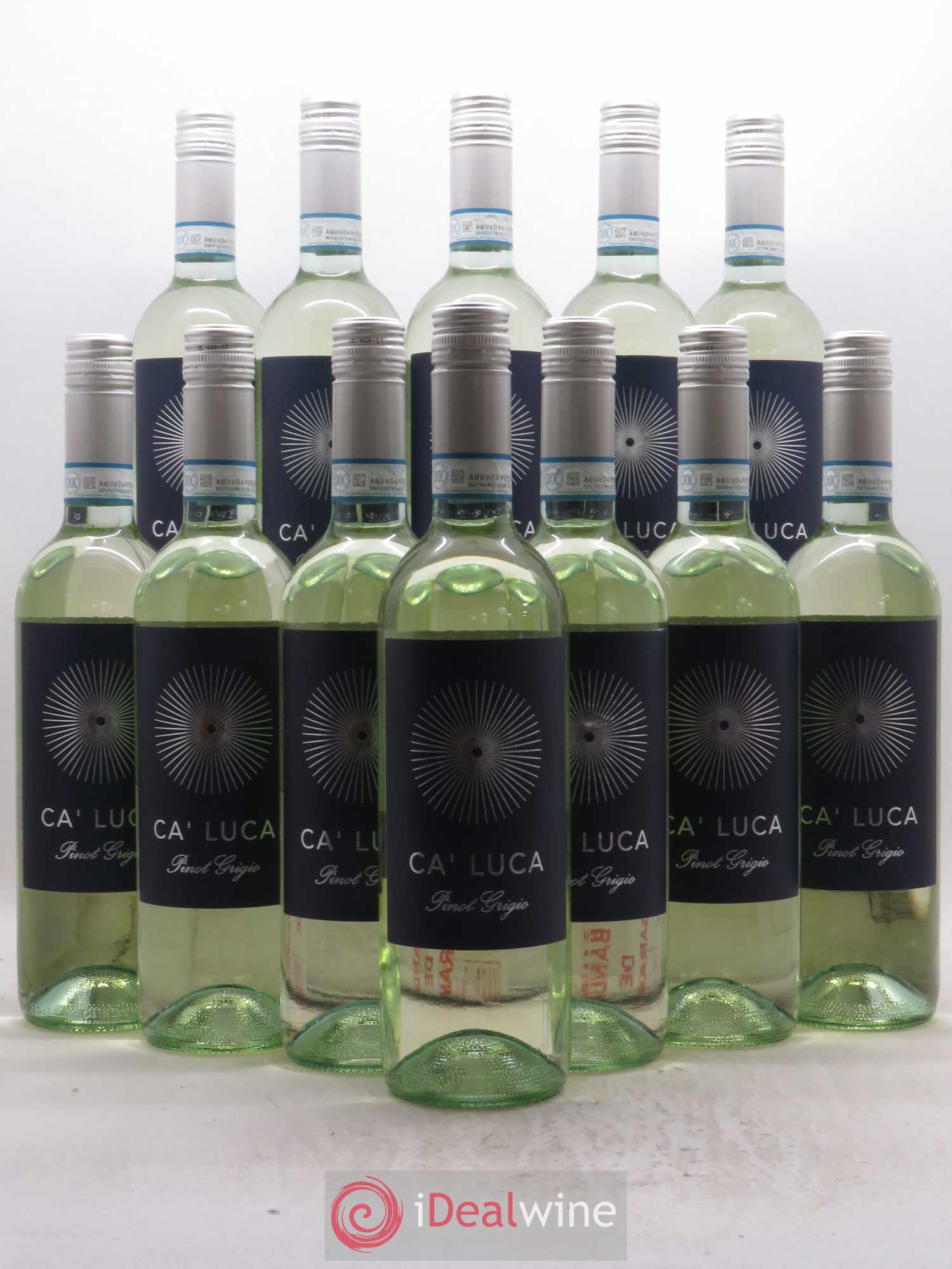 Italie Ca'Luca Pinot Grigio (sans prix de réserve) 2019 - Posten von 12 Flaschen - 0