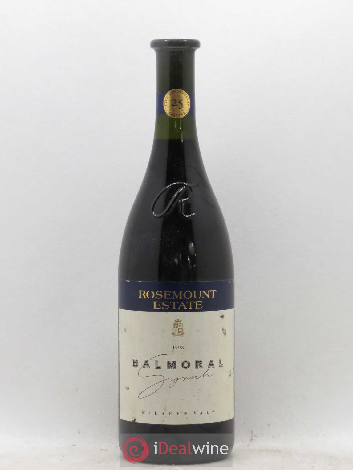 Australie Rosemount Balmoral Syrah (sans prix de réserve) 1998 - Lot de 1 bouteille - 0