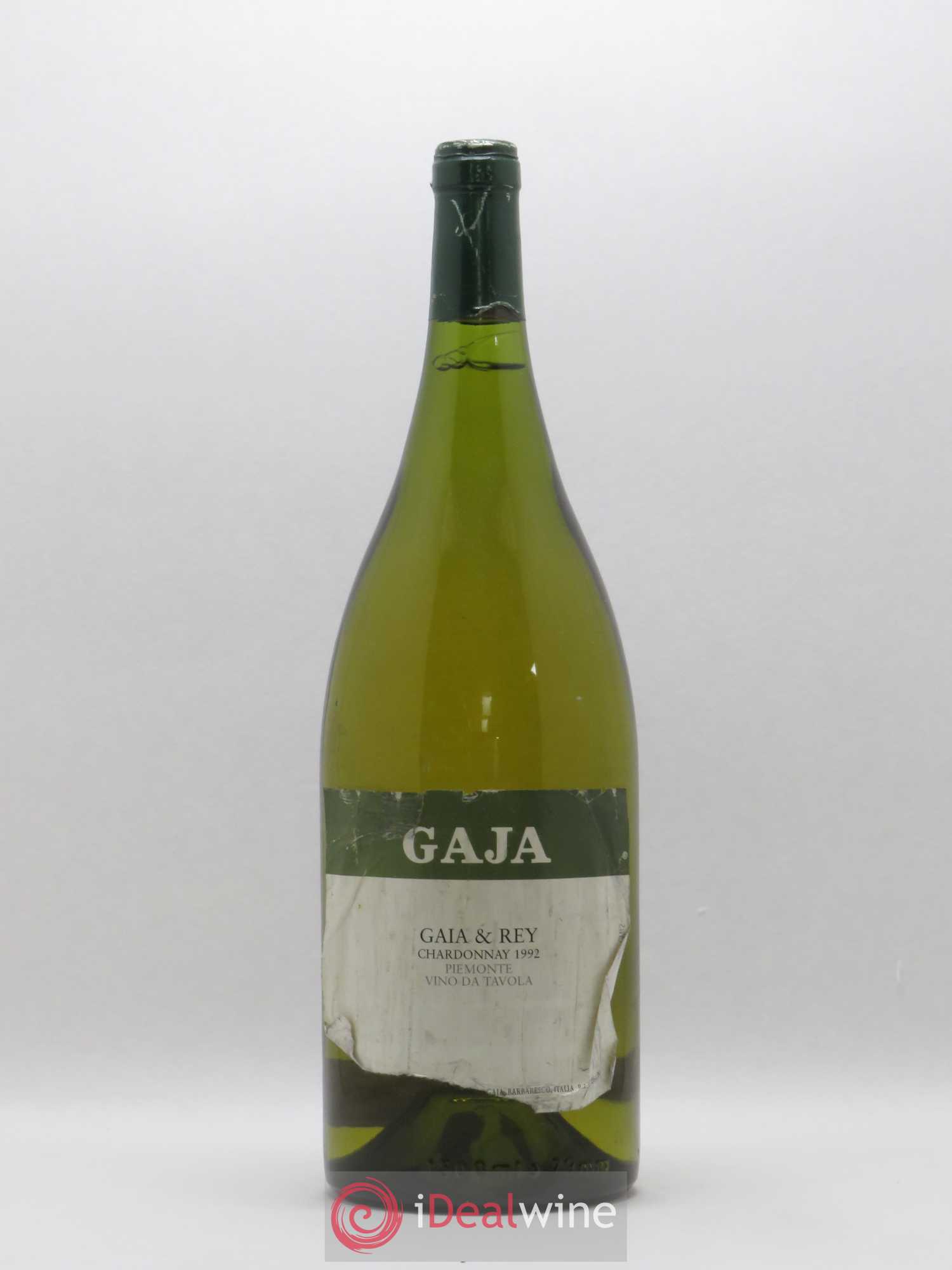 Italie Piemont Vino da Tavola Gaia & Rey Chardonnay Gaja (sans prix de réserve) 1992 - Posten von 1 Magnum - 0