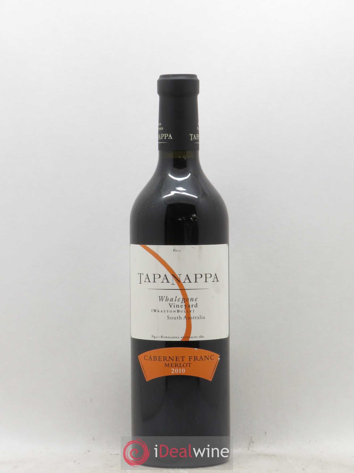 Australie Tapanappa Whale Bone Vineyard Cabernet Franc Merlot (sans prix de réserve) 2010 - Posten von 1 Flasche - 0