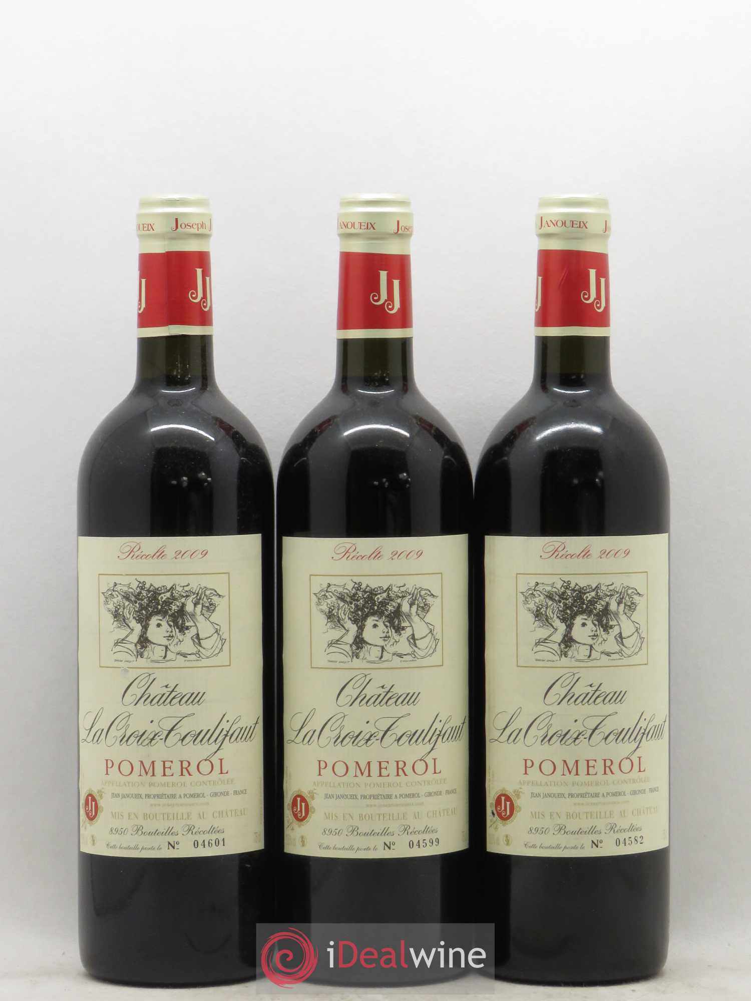 Château la Croix Toulifaut (sans prix de réserve) 2009 - Lot de 3 bouteilles - 0