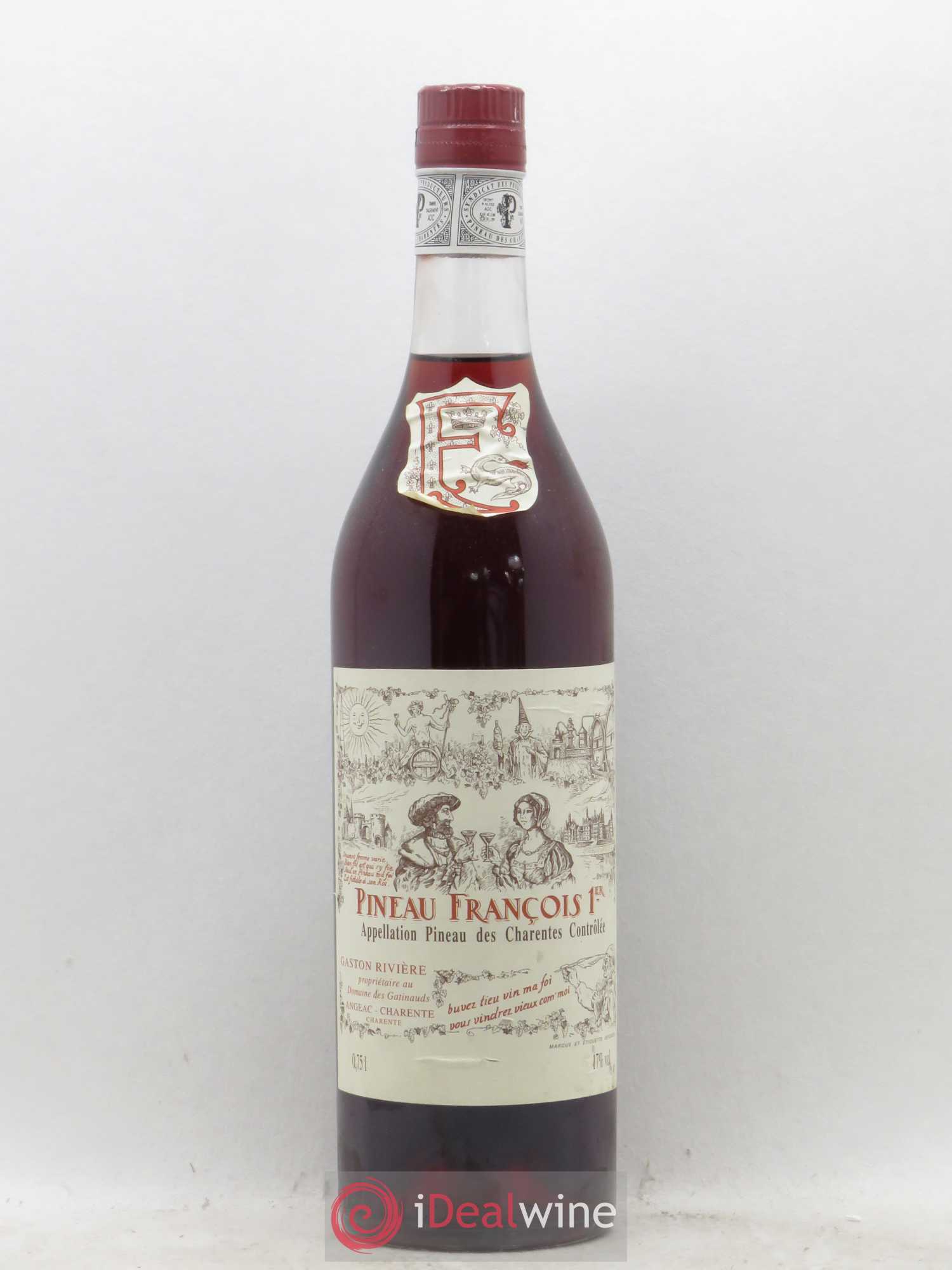 Alcools divers Pineau des Charentes Francois Ier Gaston Riviere (no reserve) - Lot of 1 bottle - 0