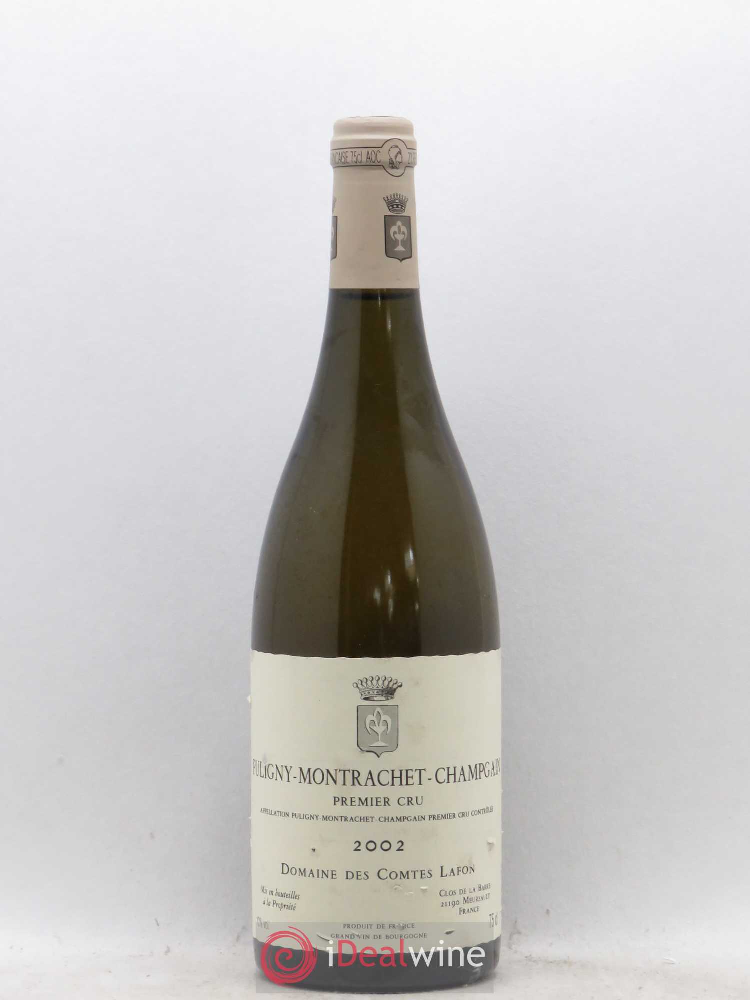Puligny-Montrachet 1er Cru Champgain Comtes Lafon (Domaine des) 2002 - Lot de 1 bouteille - 0