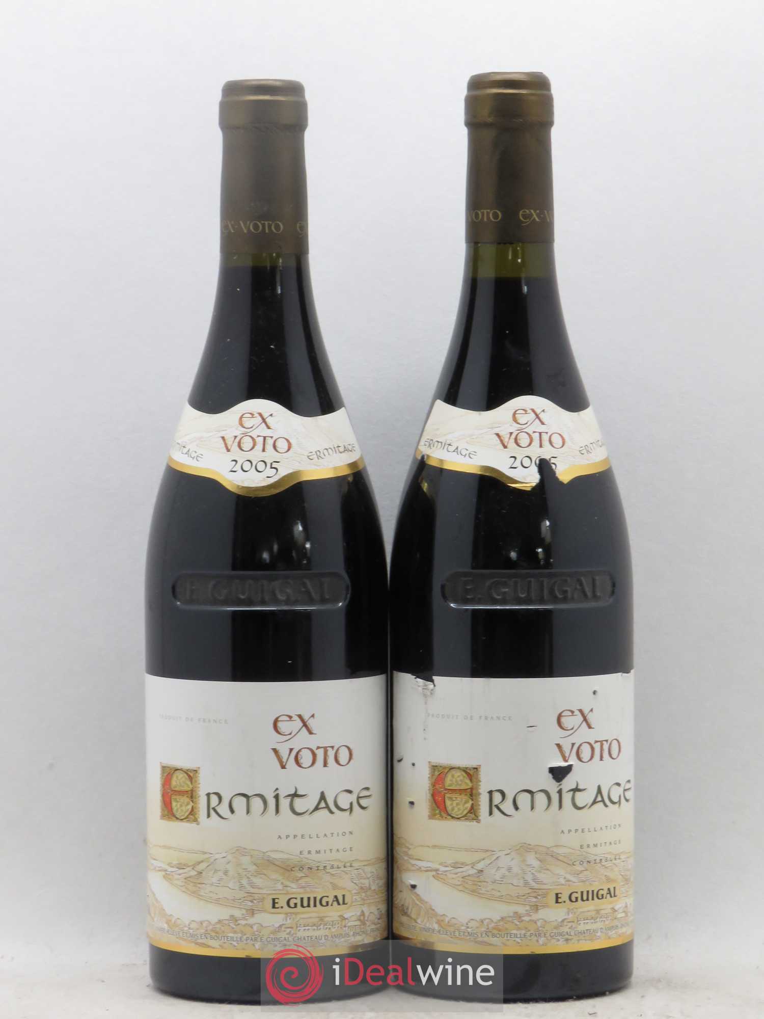 Ermitage Ex Voto Guigal 2005 - Lot de 2 bouteilles - 0