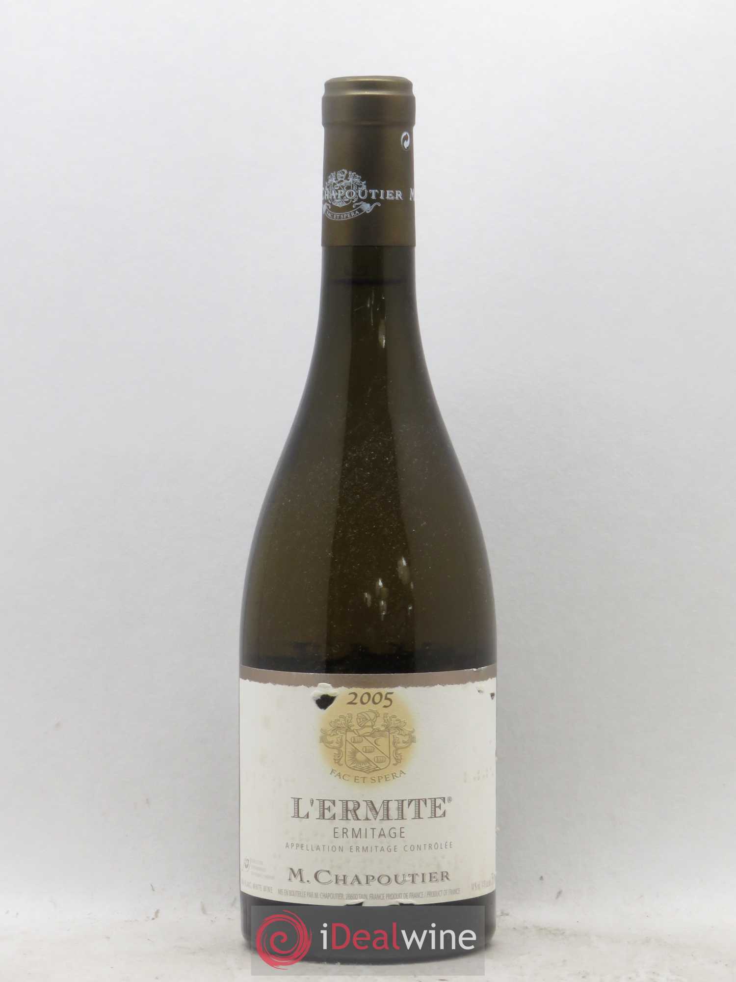 Hermitage Ermitage l'Ermite Chapoutier 2005 - Lot de 1 bouteille - 0