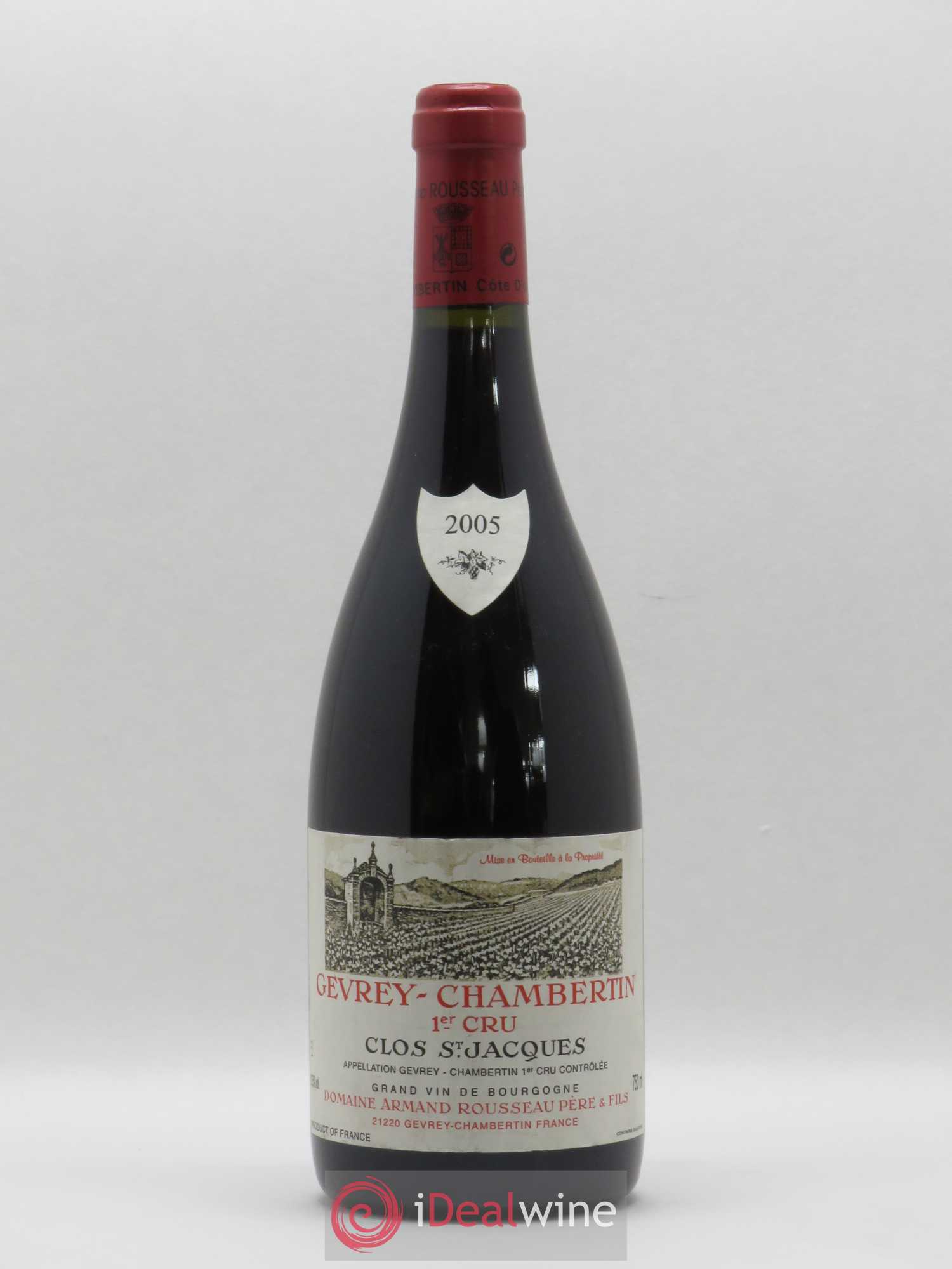 Gevrey-Chambertin 1er Cru Clos Saint-Jacques Armand Rousseau (Domaine) 2005 - Lot de 1 bouteille - 0