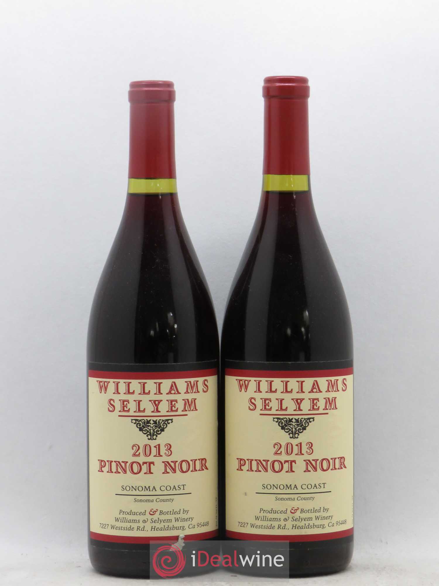 USA Pinot noir William's Selyem 2013 - Posten von 2 Flaschen - 0