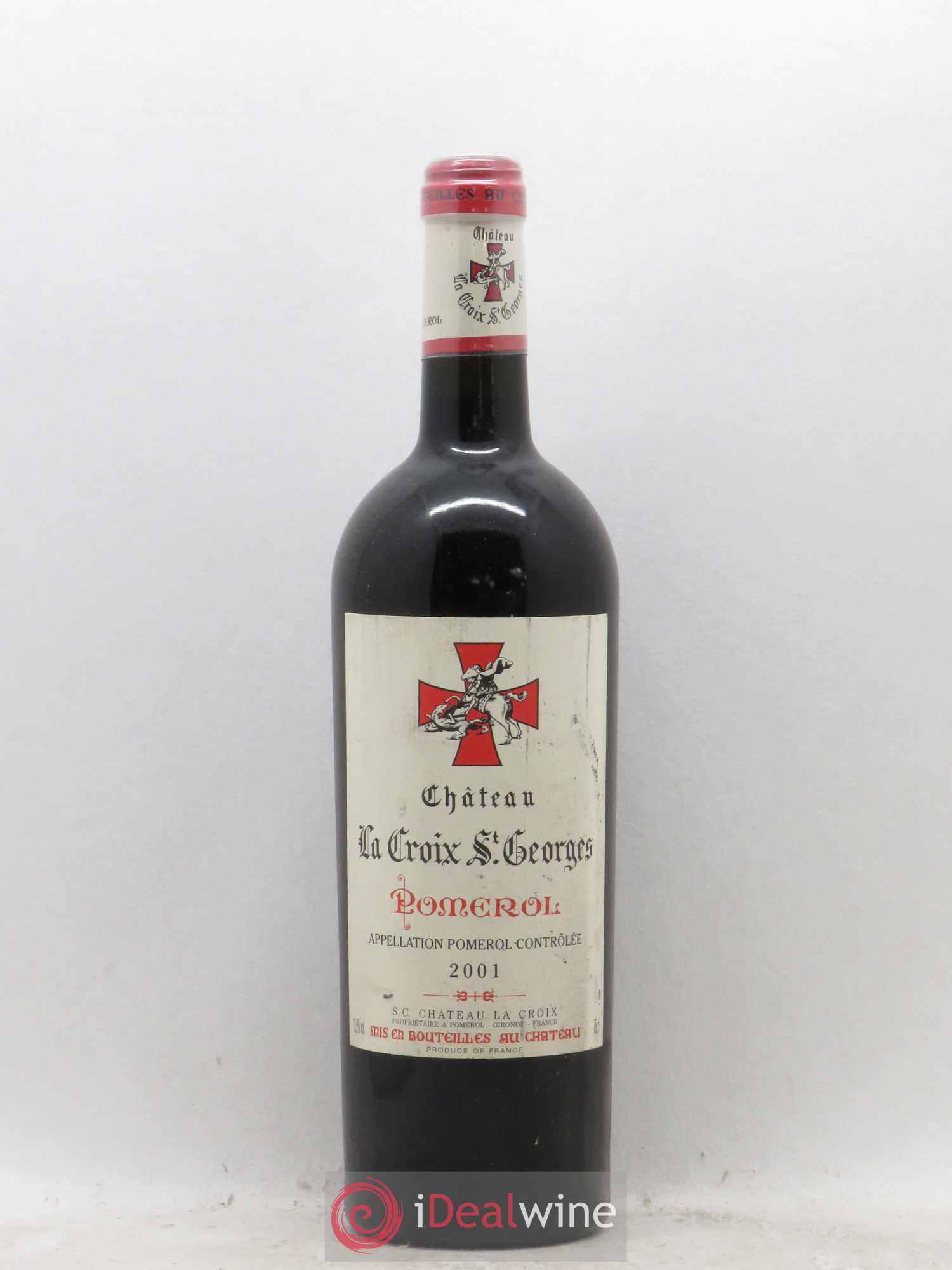 Château la Croix Saint-Georges (sans prix de réserve) 2001 - Lot de 1 bouteille - 0