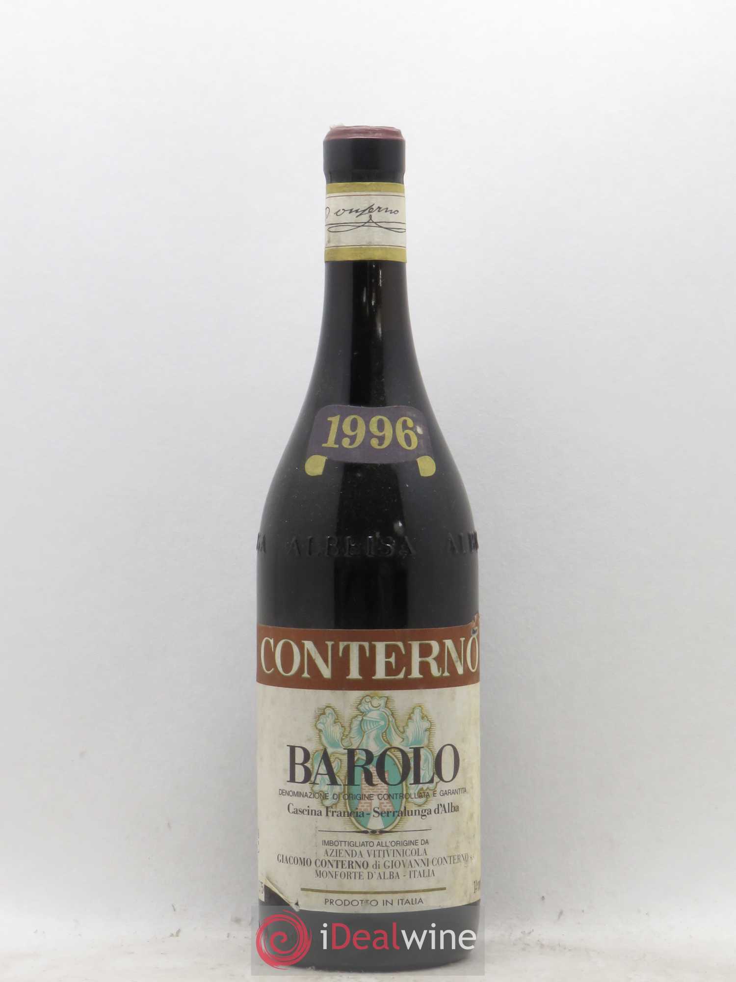 Barolo DOCG Giacomo Conterno 1996 - Posten von 1 Flasche - 0