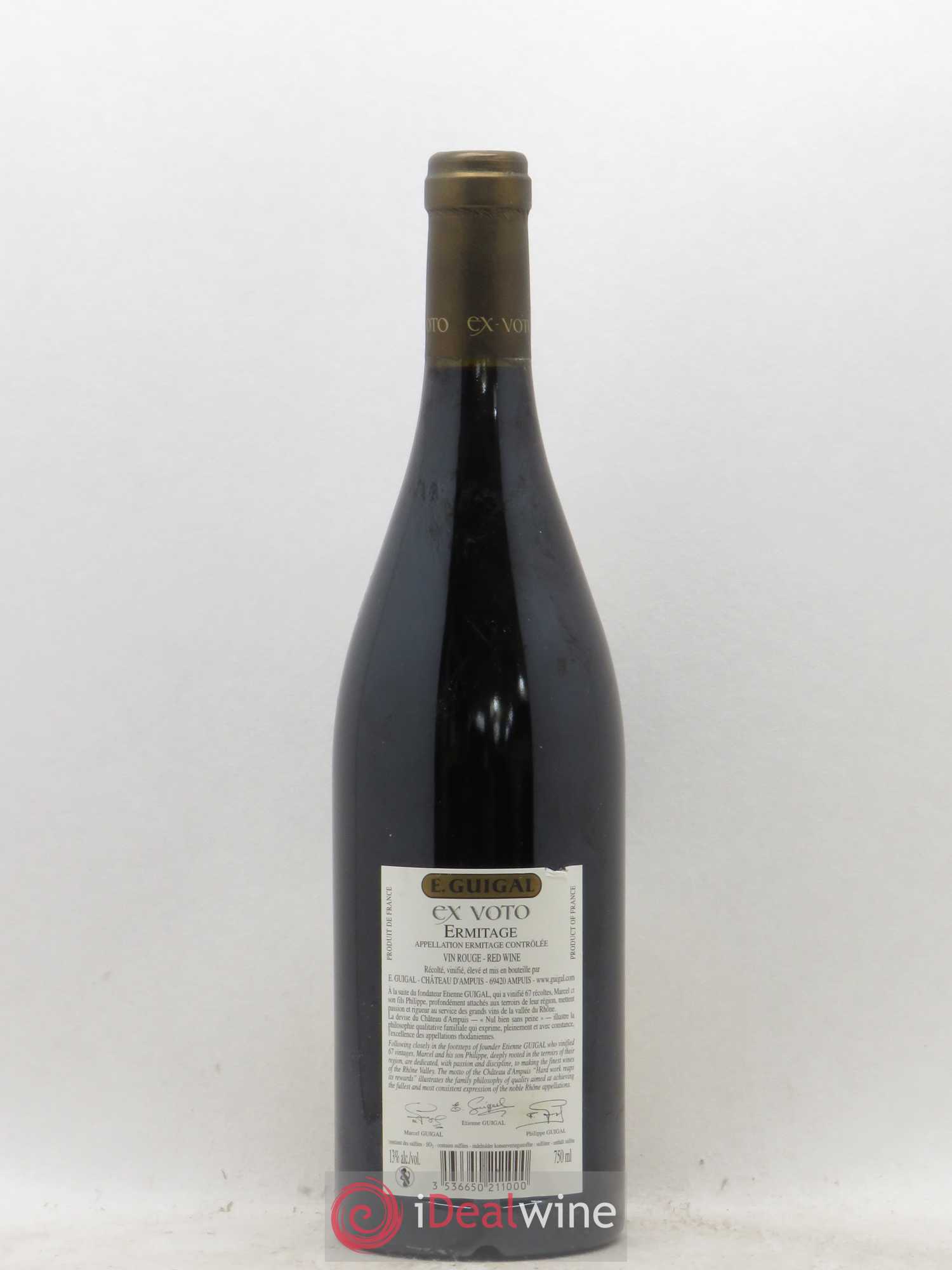 Ermitage Ex Voto Guigal (sans prix de réserve) 2006 - Lot de 1 bouteille - 1