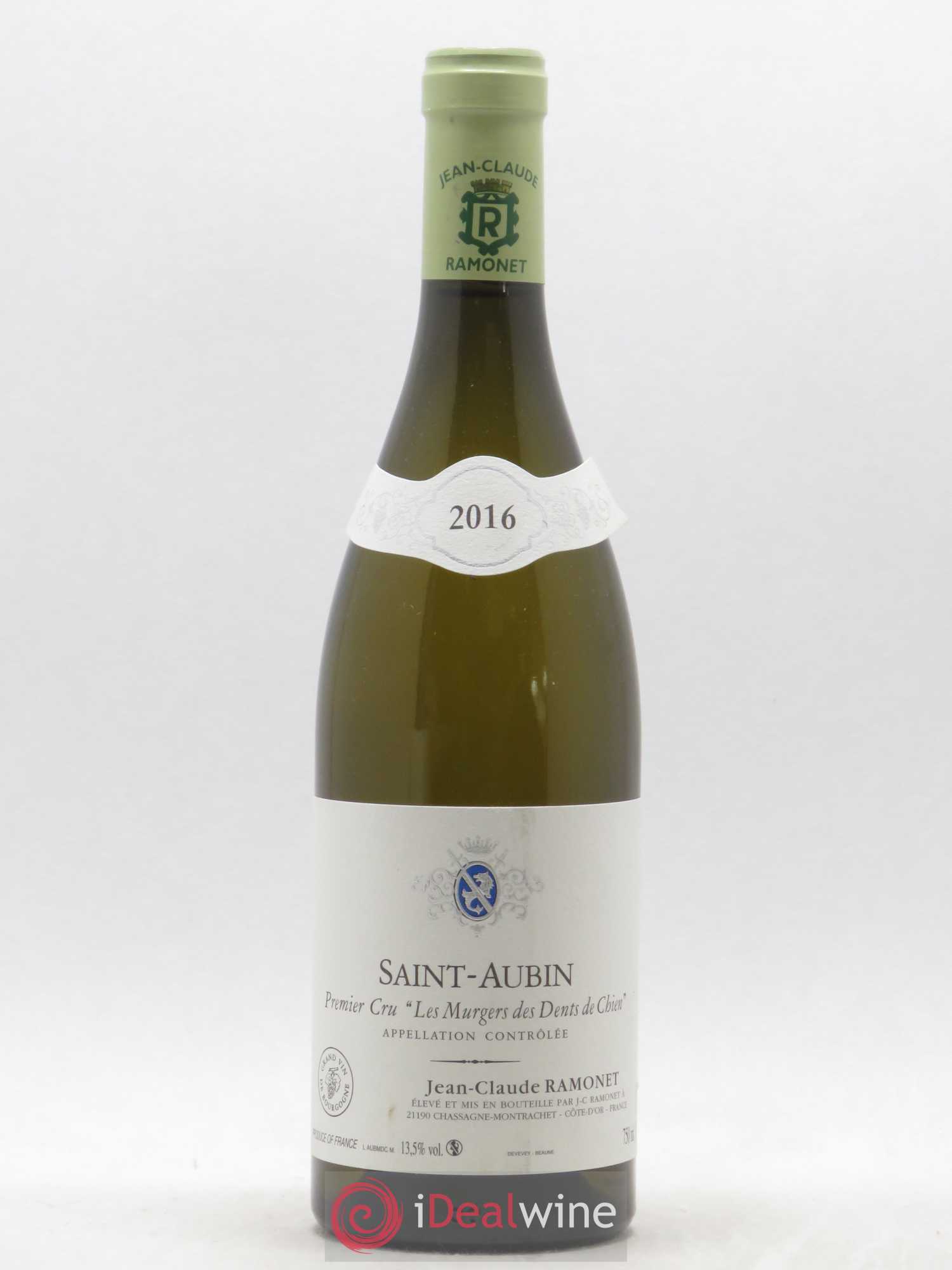 Saint-Aubin 1er Cru Les Murgers des Dents de Chien Jean-Claude Ramonet (sans prix de réserve) 2016 - Posten von 1 Flasche - 0