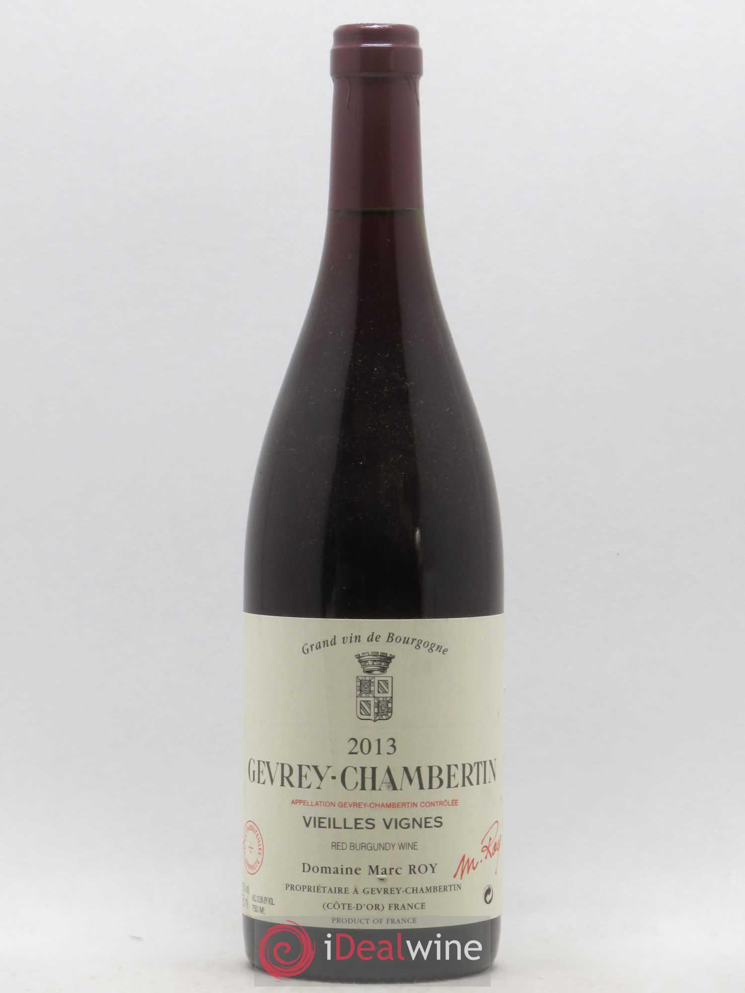 Gevrey-Chambertin Vieilles Vignes Domaine Marc Roy (sans prix de réserve) 2013 - Posten von 1 Flasche - 0