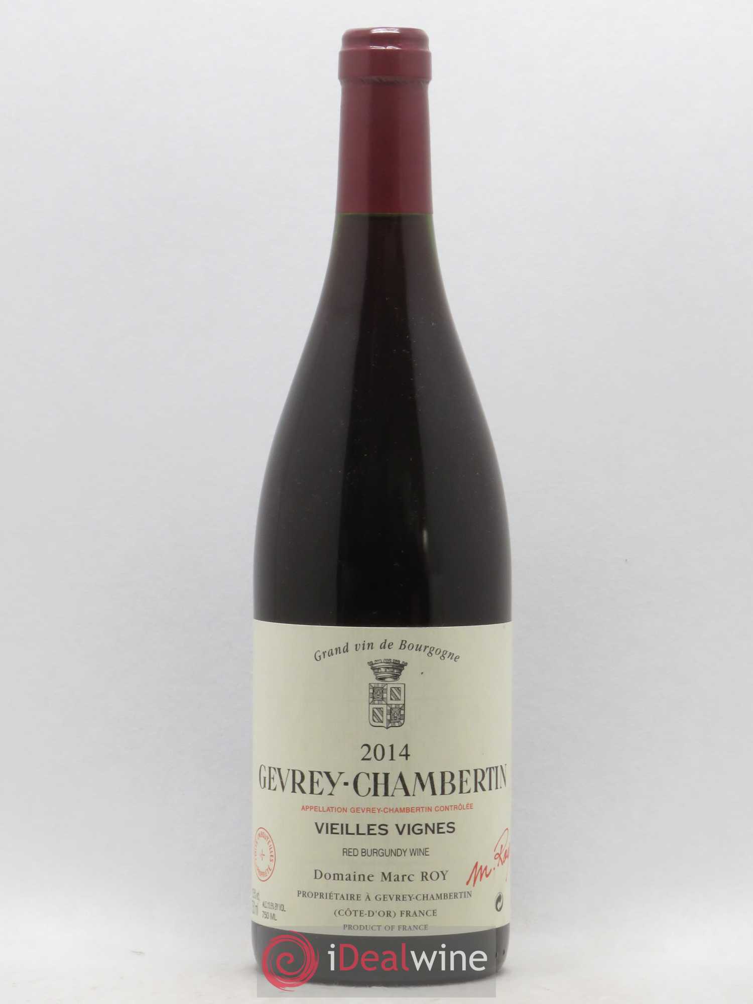 Gevrey-Chambertin Vieilles Vignes Domaine Marc Roy (sans prix de réserve) 2014 - Posten von 1 Flasche - 0