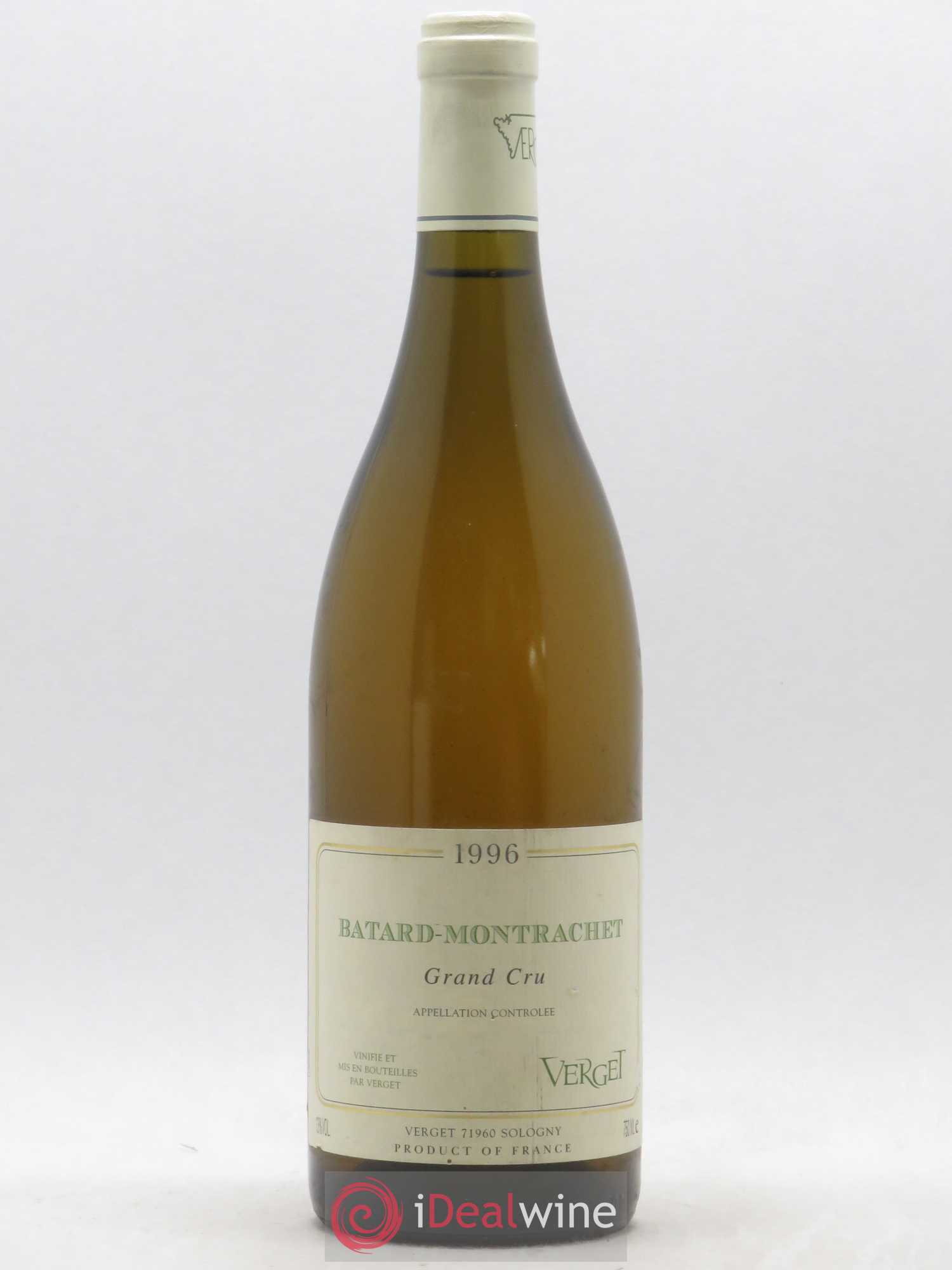 Bâtard-Montrachet Grand Cru Verget (sans prix de réserve) 1996 - Lot de 1 bouteille - 0