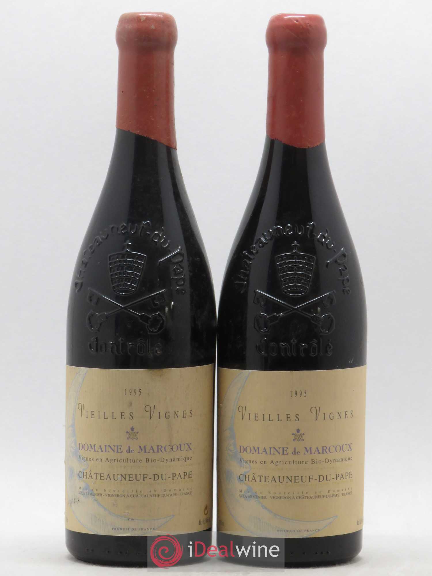 Châteauneuf-du-Pape Vieilles Vignes Marcoux (Domaine de) 1995 - Lot de 2 bouteilles - 0