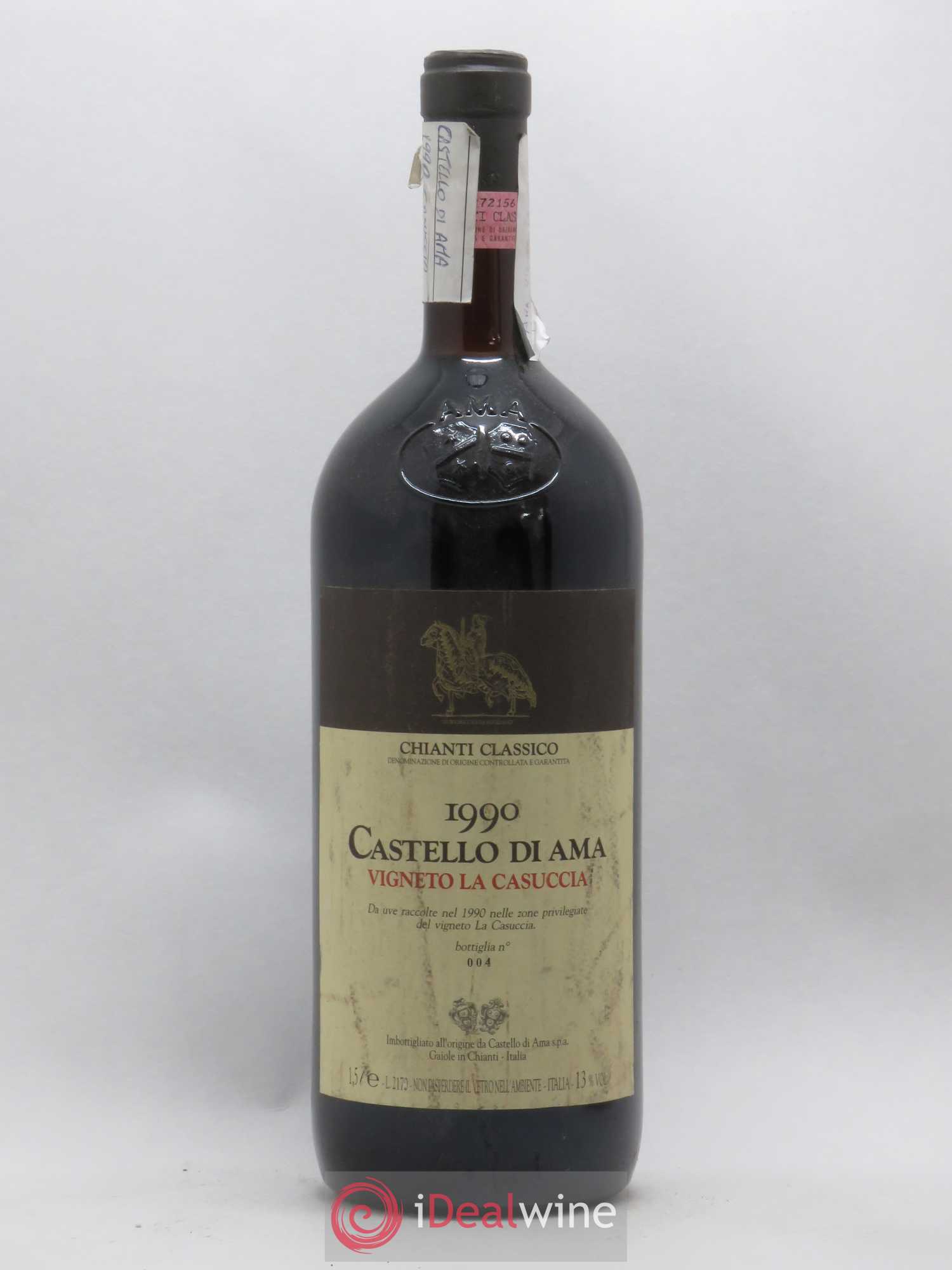 Chianti Classico DOCG Castello di Ama Vignetto la Casuccia (sans prix de réserve) 1990 - Posten von 1 Magnum - 0