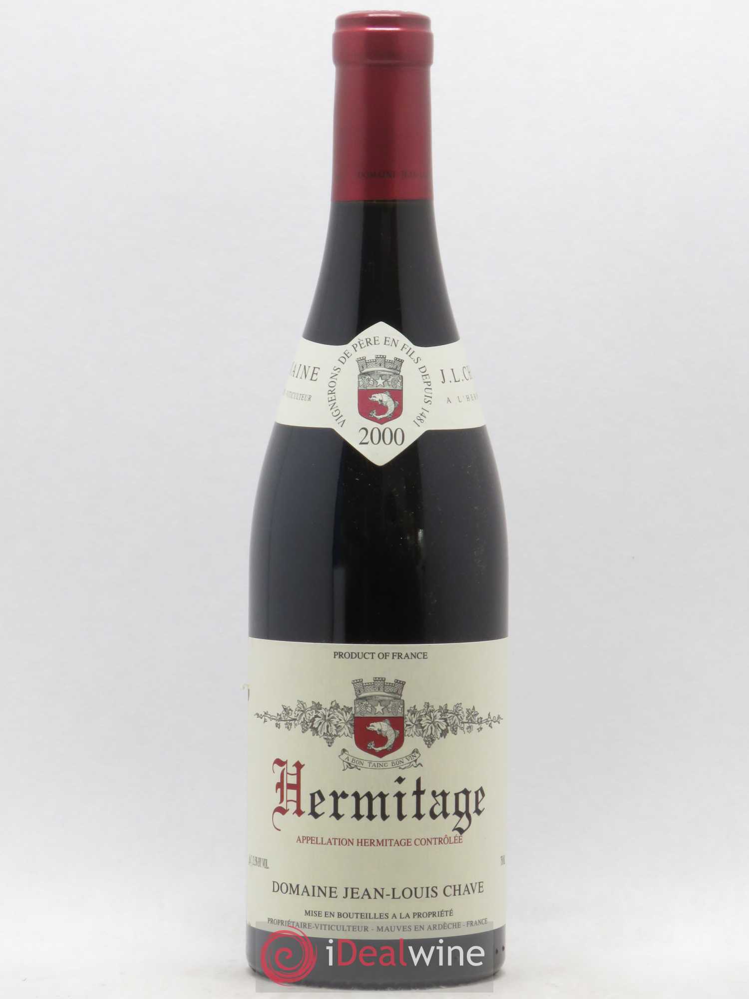 Hermitage Jean-Louis Chave 2000 - Lot de 1 bouteille - 0