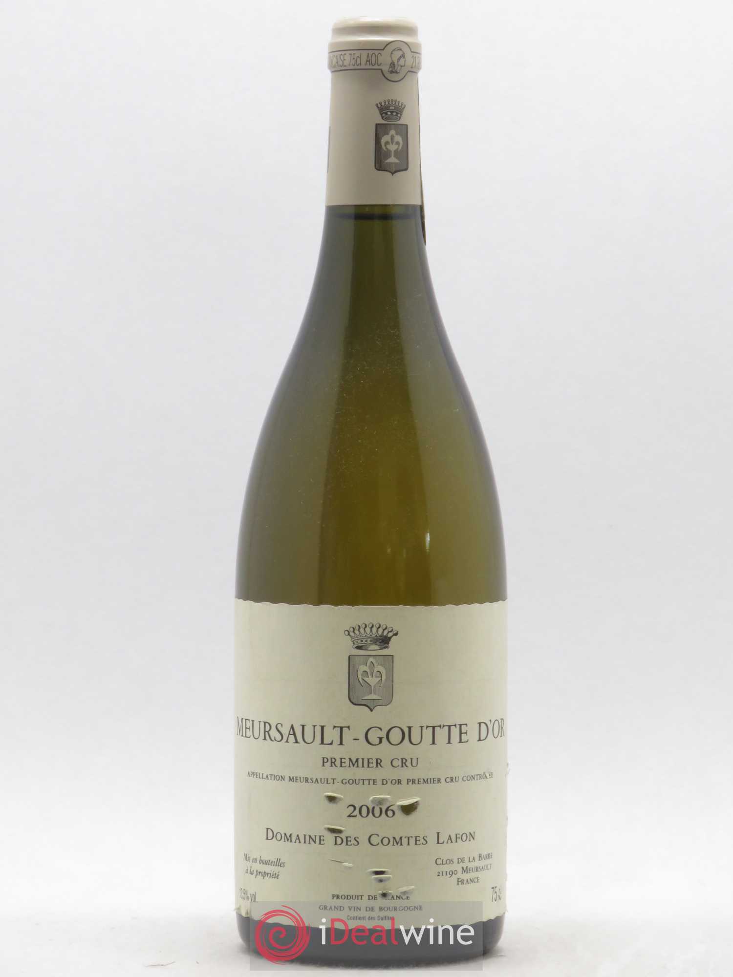 Meursault 1er Cru Goutte d'Or Comtes Lafon (Domaine des) (sans prix de réserve) 2006 - Lot de 1 bouteille - 0